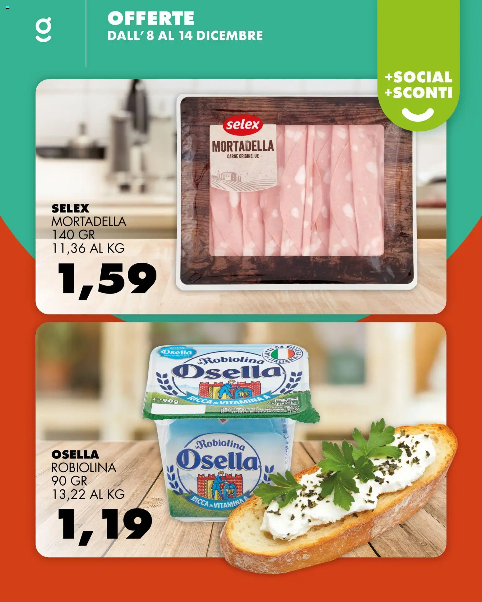 Volantino GECOP del 08.12.2025 | Pagina: 2 | Prodotti: Mortadella