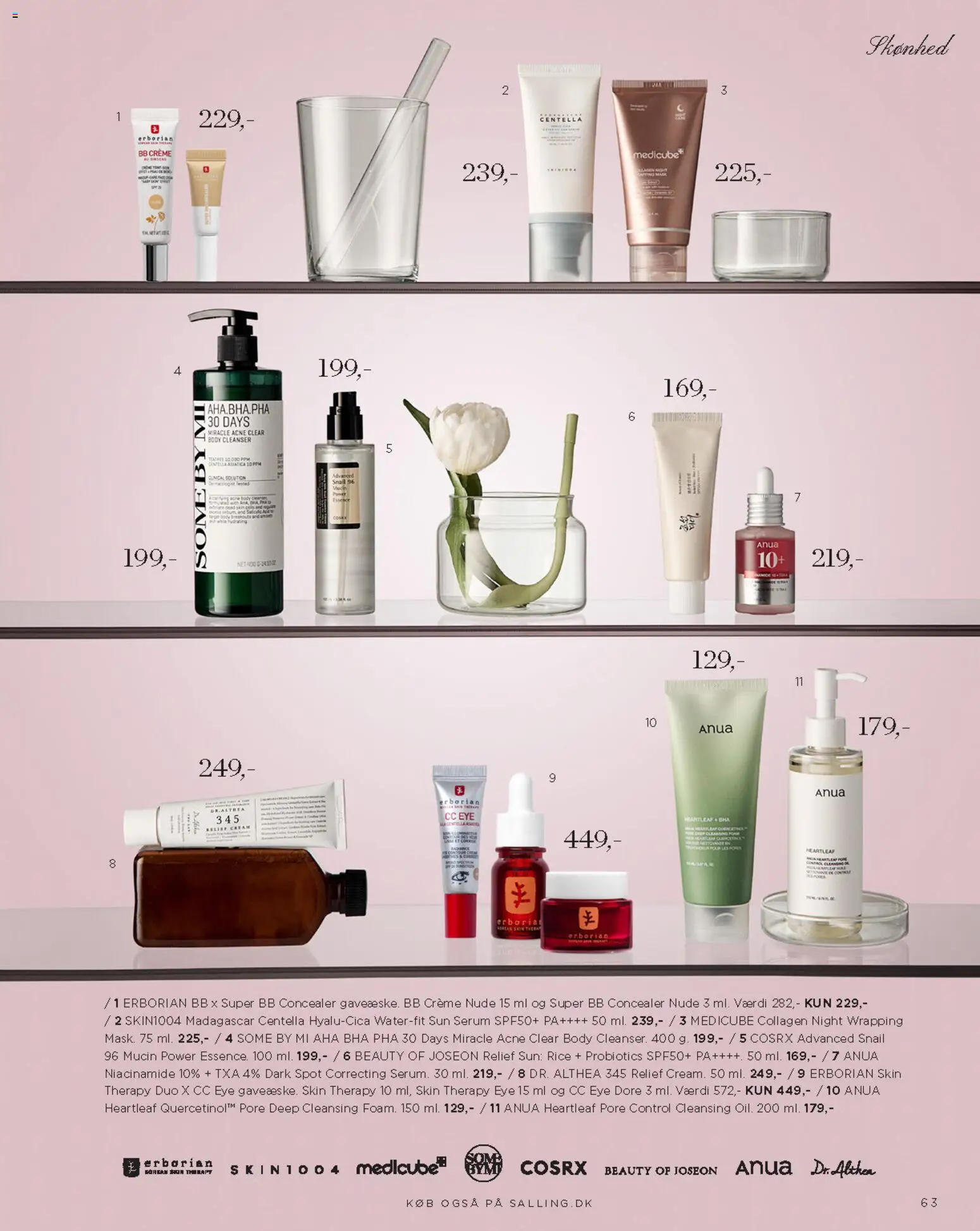 Salling tilbudsavis – gyldig fra 01.11.2025 | Side: 63 | Produkter: Makeup, Concealer, Blush