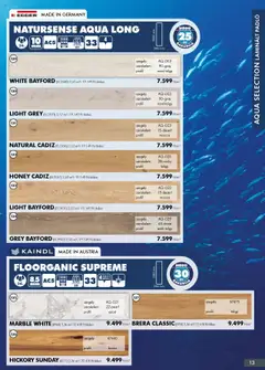 Diego Katalógus - amely érvényes a következő dátumtól: 02.10.2025 | Oldal: 13 | Termékek: Laminált padló