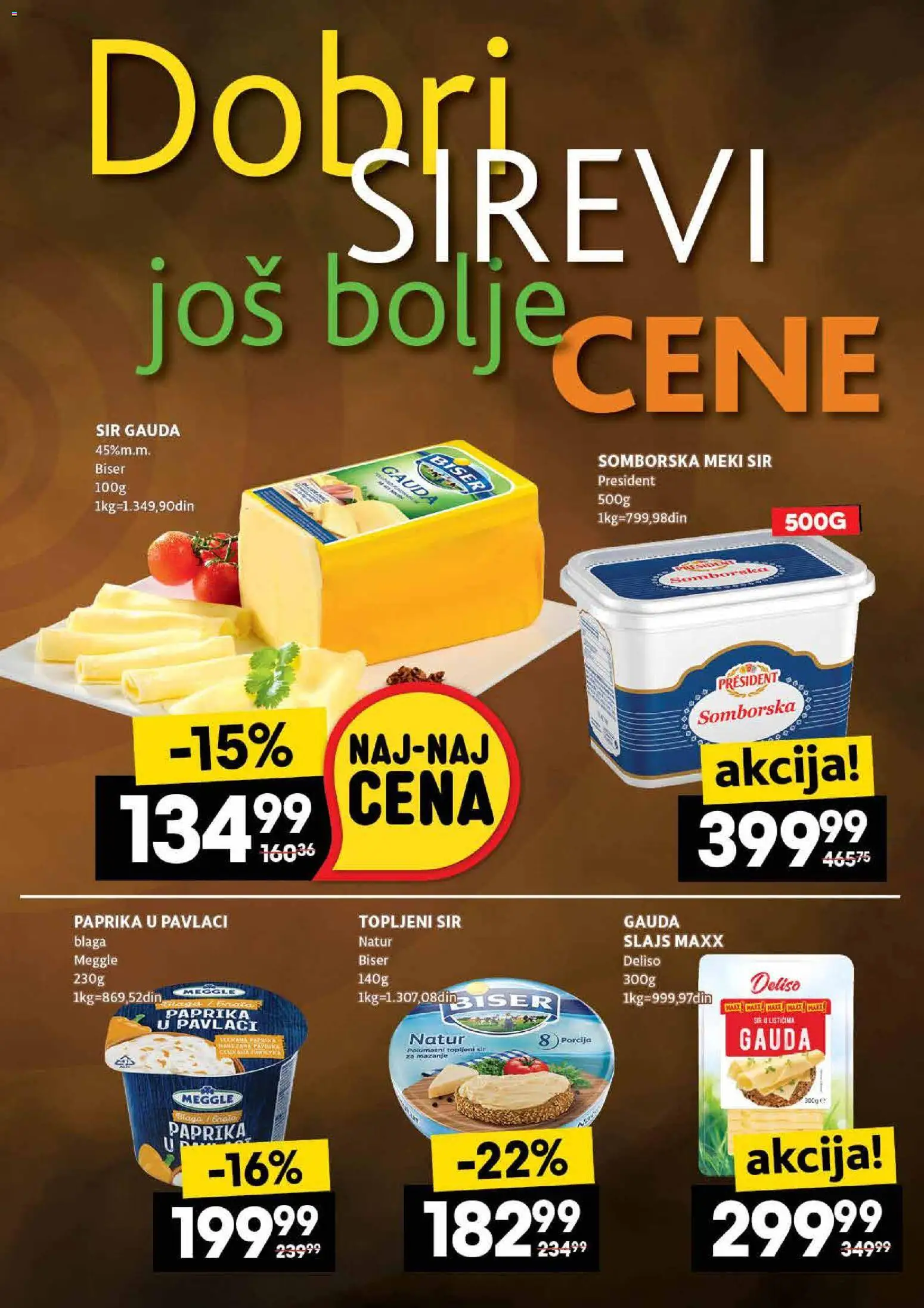 Roda katalog - važi od 30.10.2025 | Strana: 9 | Proizvode: Paprika, Sir, Paprika u pavlaci, Topljeni sir