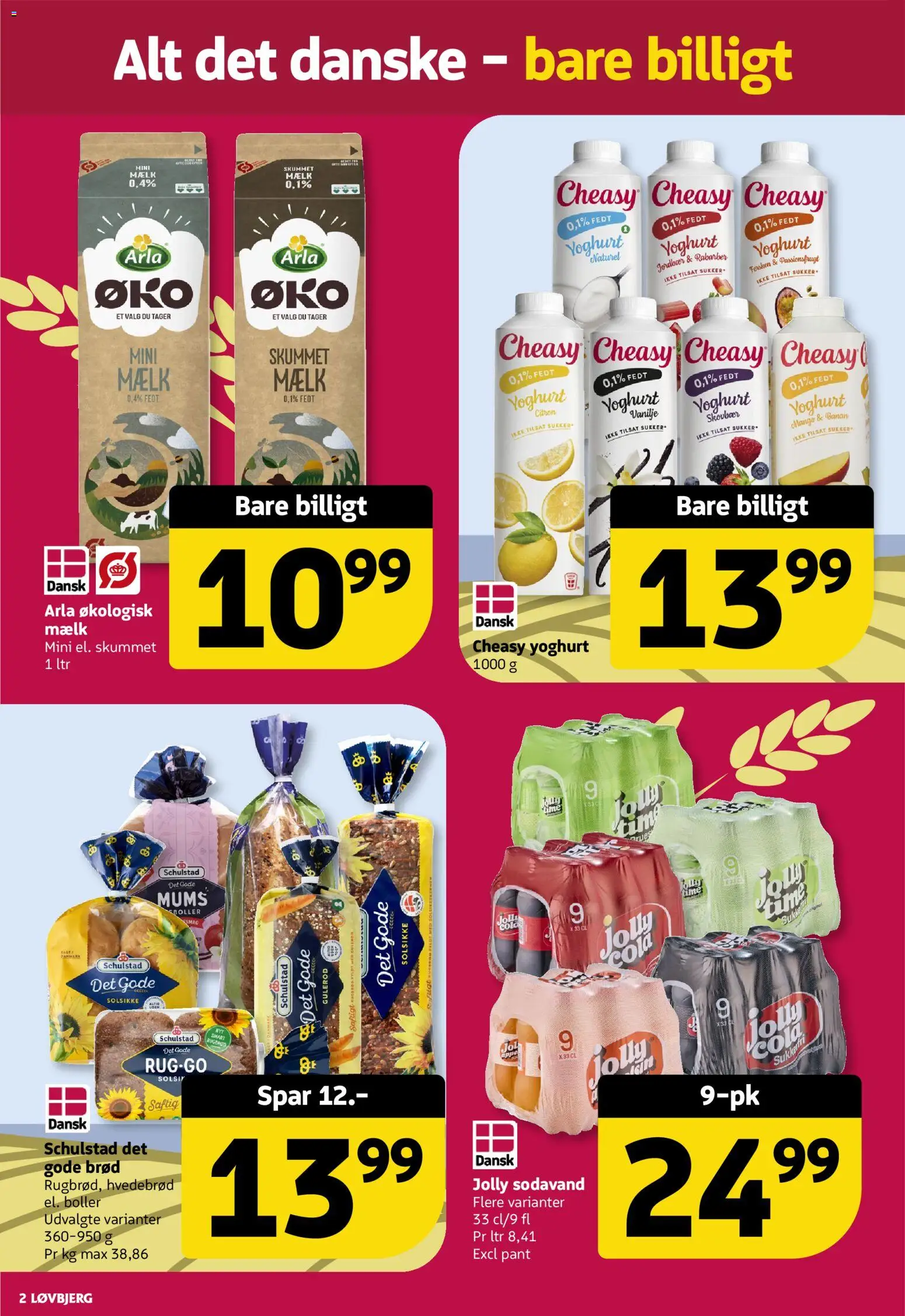 Løvbjerg tilbudsavis – gyldig fra 06.03.2026 | Side: 2 | Produkter: Yoghurt, Sodavand, Rugbrød, Passionsfrugt