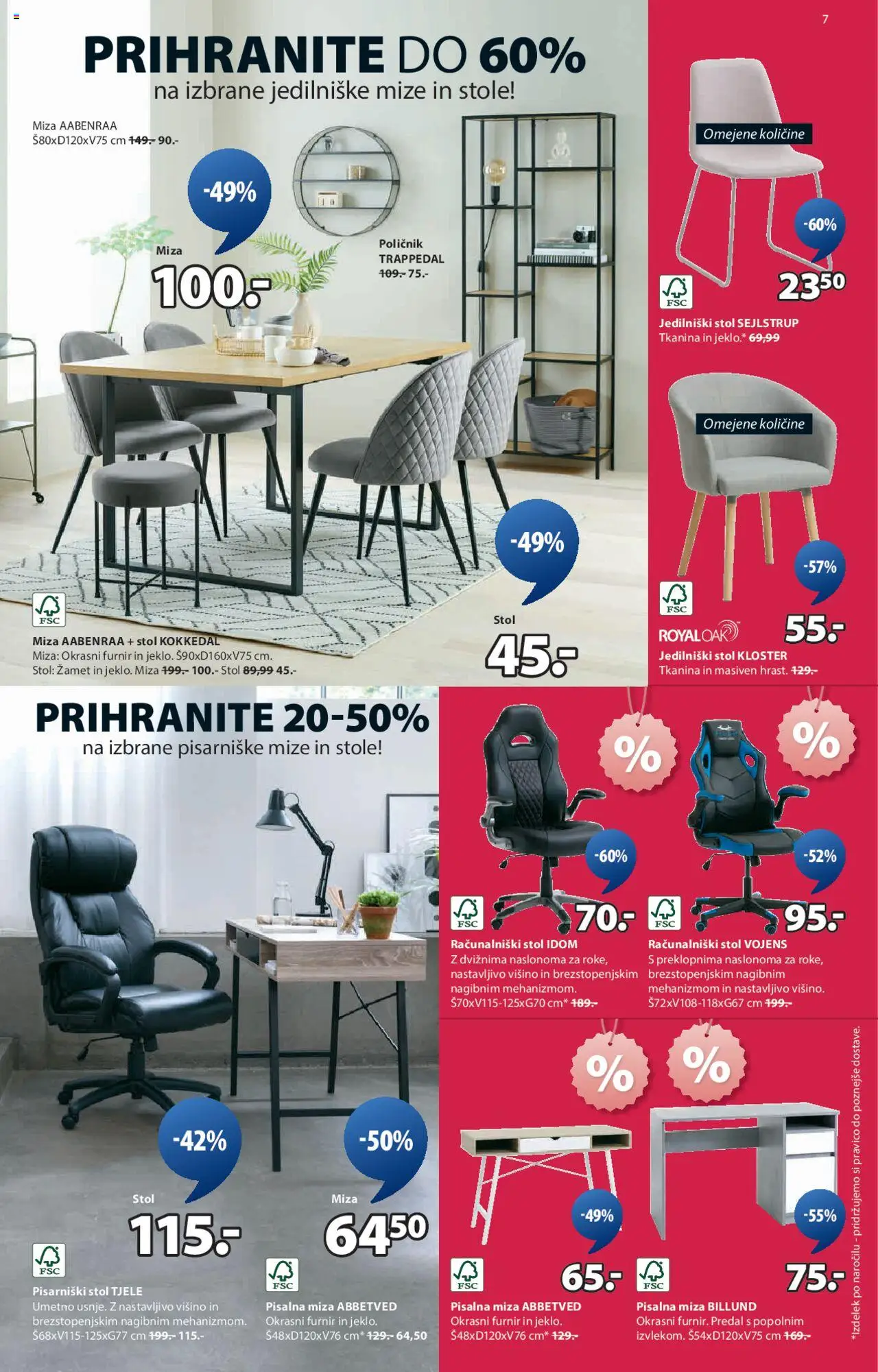 JYSK katalog │ velja od 02.07.2025 | Stran: 7 | Izdelki: Naslanjač, Trosed, Dvosed, Okvir