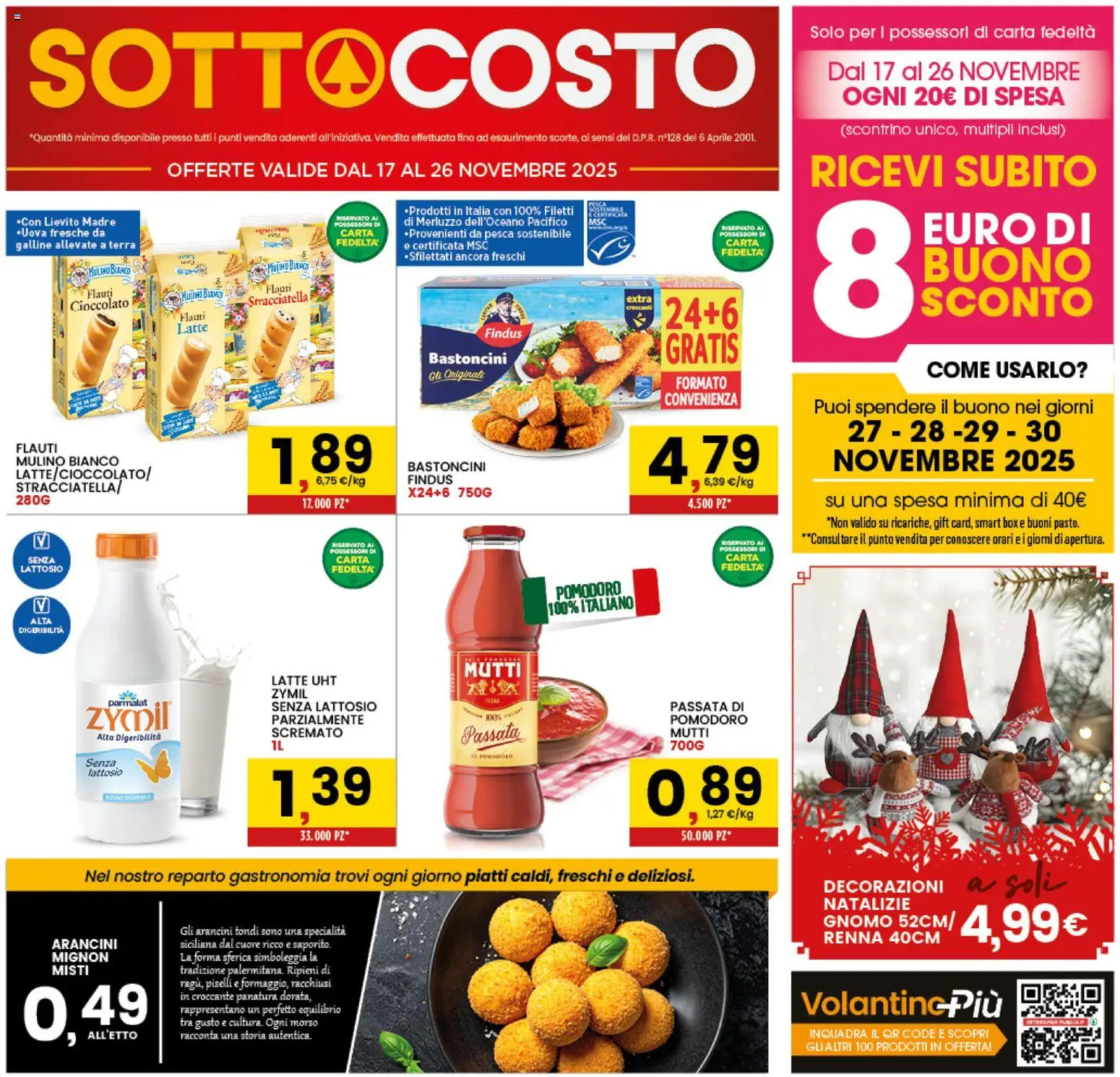 Volantino Interspar del 17.11.2025 | Pagina: 1 | Prodotti: Merluzzo, Pesca, Mutti, Decorazioni