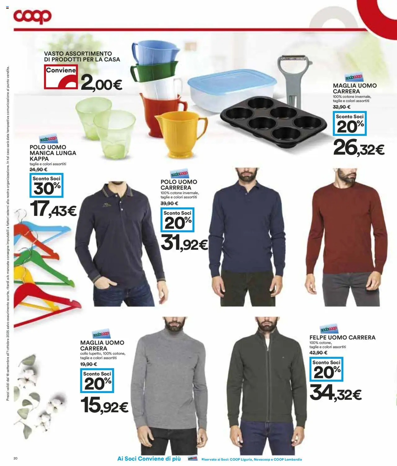 Volantino COOP del 18.09.2025 | Pagina: 20 | Prodotti: Data, Polo