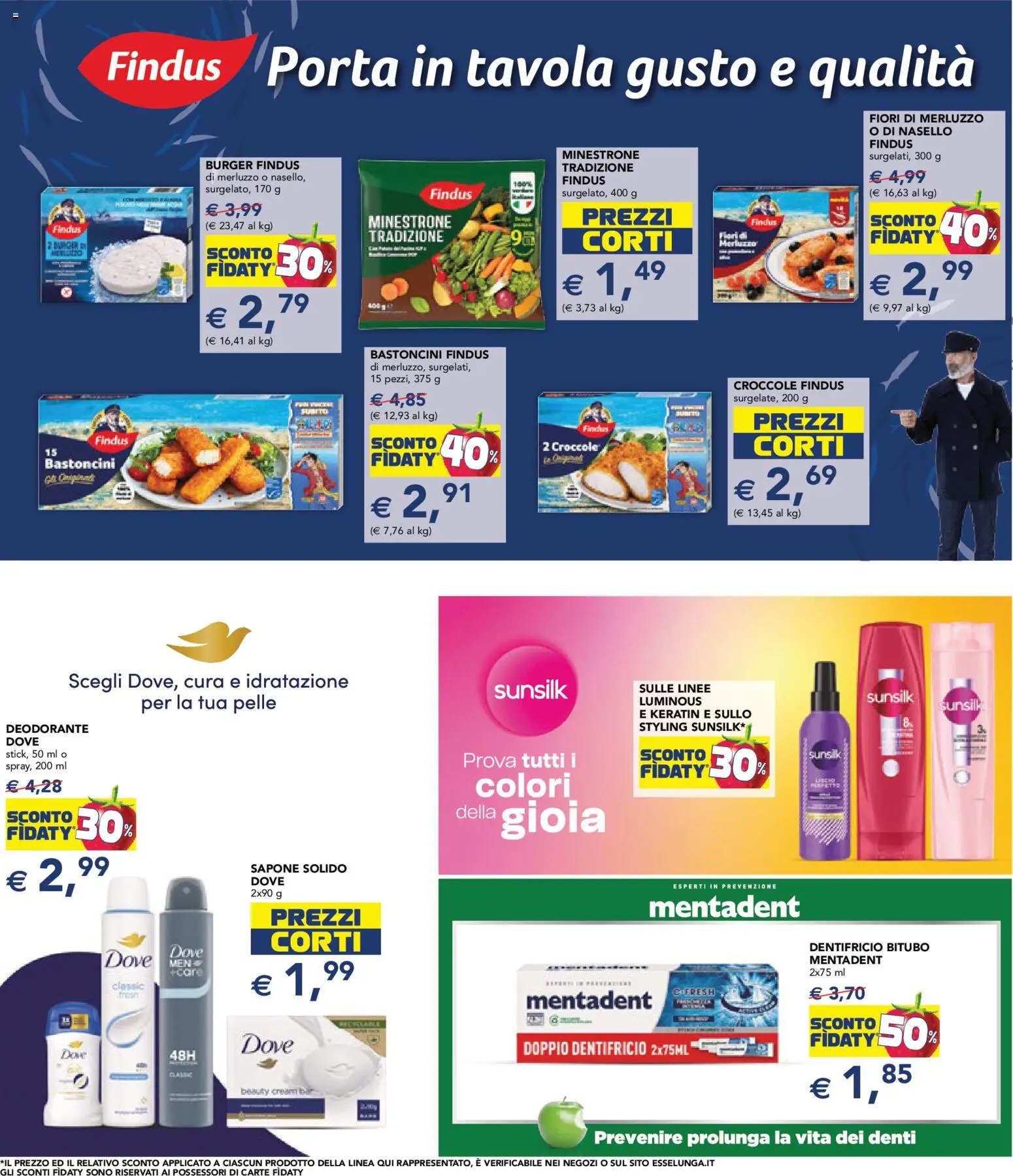 Volantino Esselunga S del 12.02.2026 | Pagina: 25 | Prodotti: Minestrone, Sapone, Dentifricio, Nasello