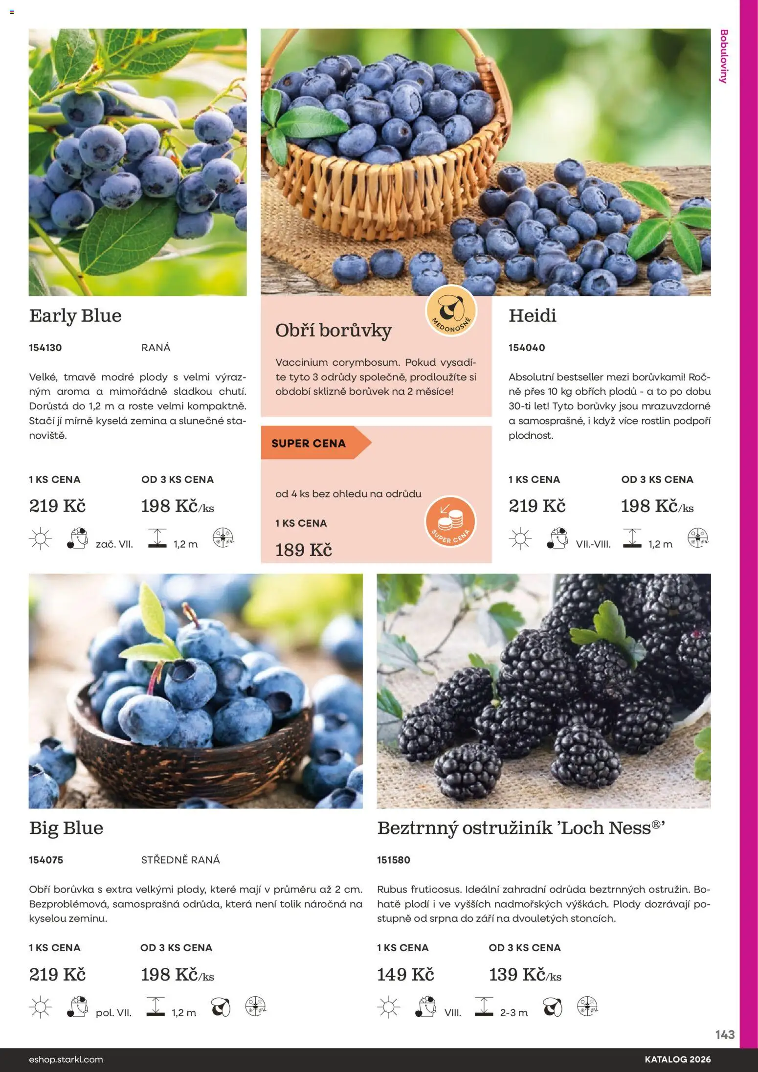 Starkl katalog od 25.02.2026 | Strana: 143 | Produkty: Borůvky, Zemina