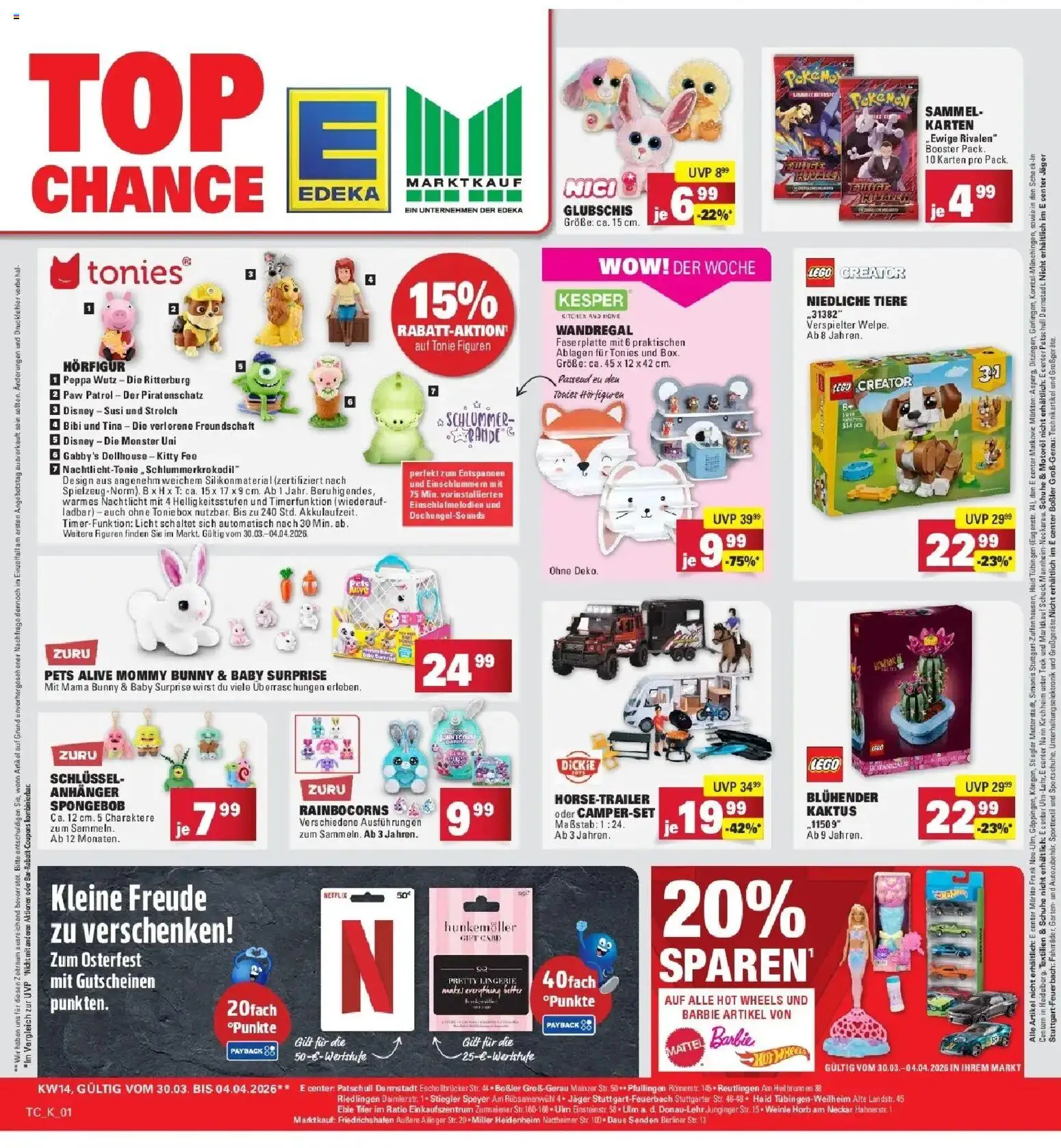 Angebote – gültig ab 30.03.2026 | Seite: 68 | Produkte: Berliner, Wandregal, Box, Monster