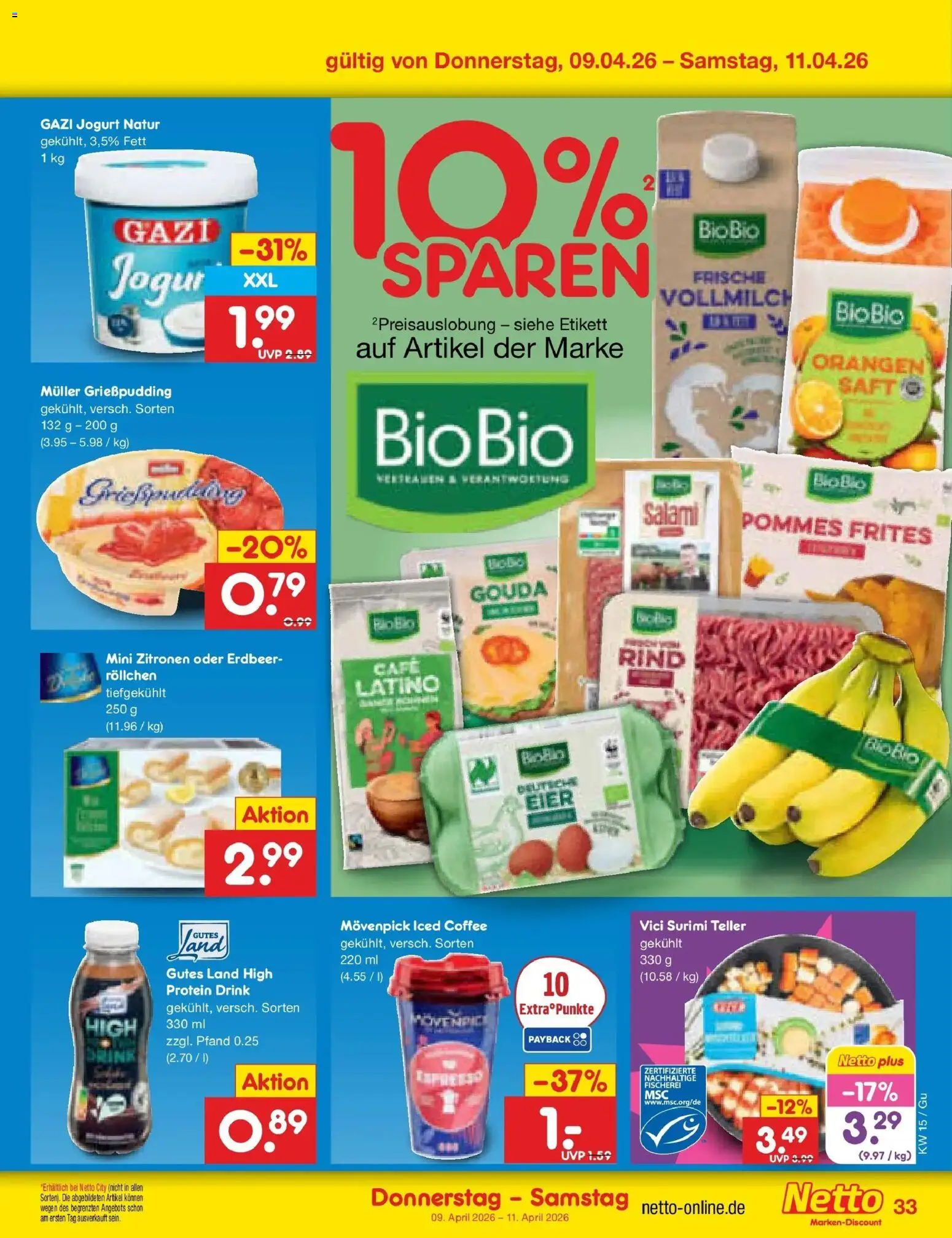 Netto Marken-Discount Prospekt Augustusburg	 – gültig ab 05.04.2026 | Seite: 49 | Produkte: Eier, Gouda, Pommes frites, Zitronen