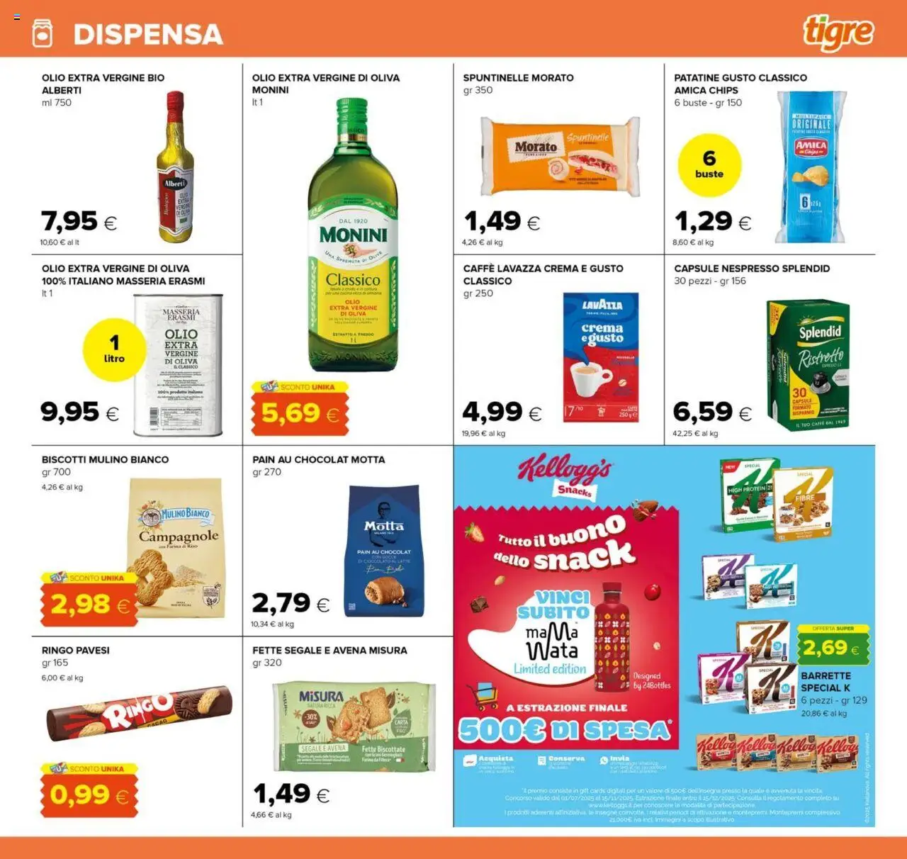 Volantino Tigre del 07.08.2025 | Pagina: 13 | Prodotti: Caffè, Riso, Fette biscottate, Lavazza