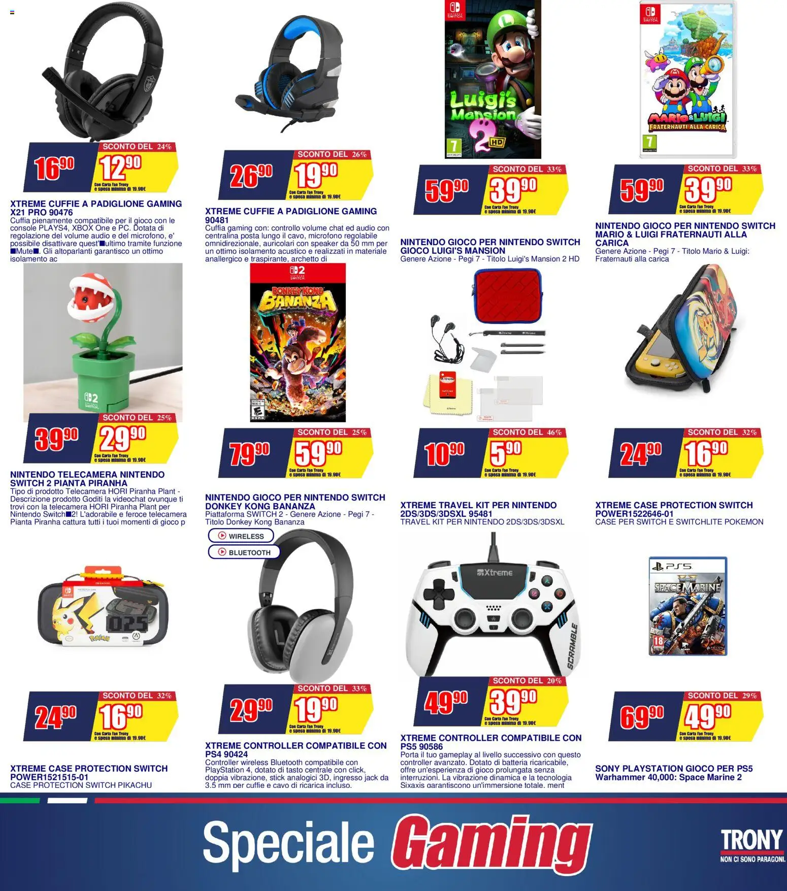 Volantino Trony del 27.12.2025 | Pagina: 15 | Prodotti: Audio, Cuffie, Speaker, Fan