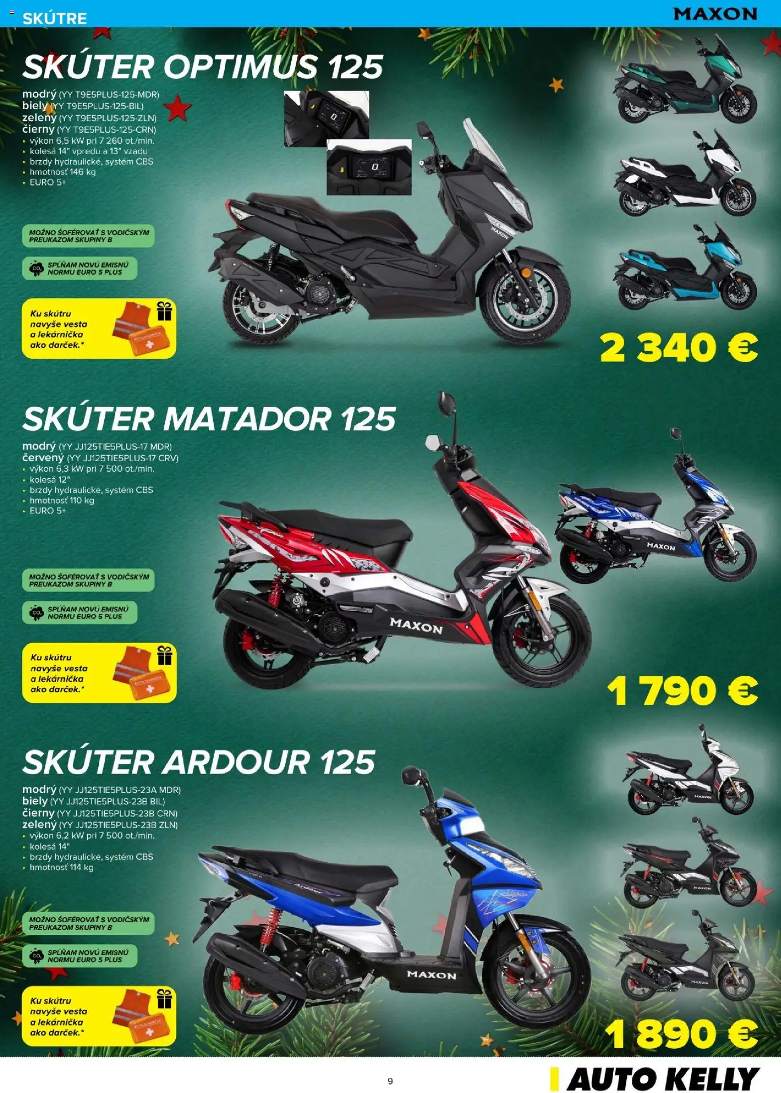 Nové Auto Kelly akcie – leták je platný od 02.12.2025 | Strana: 9