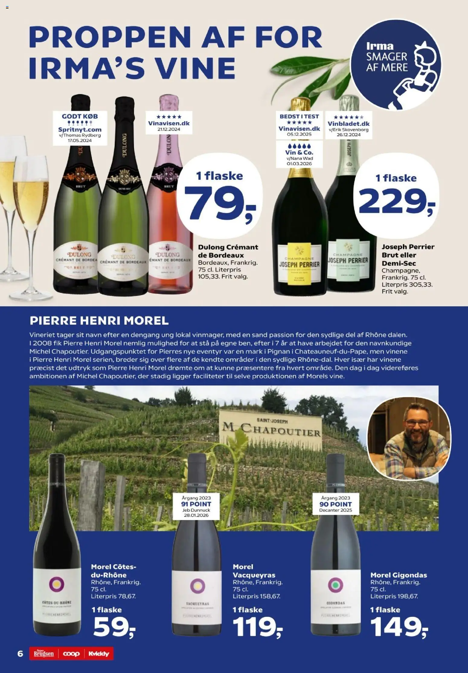 Super Brugsen tilbudsavis – gyldig fra 19.03.2026 | Side: 44 | Produkter: Vin, Søm