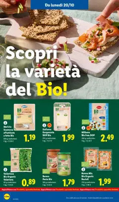 Anteprima del volantino Italiamo Gorgonzola DOP Bio, 170 g confezione valido a partire dal 20.10.2025 | Pagina: 18