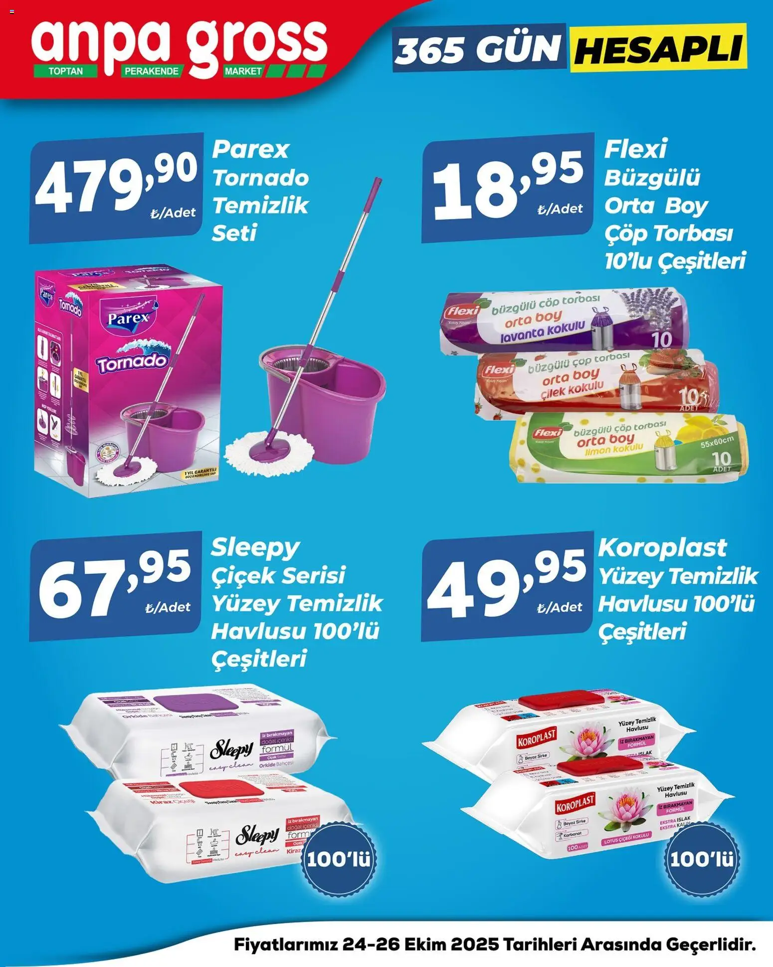 Anpa Gross Katalog Cuma-Pazar - 24.10.2025 tarihinden itibaren geçerlidir | Sayfa: 5 | Ürünler: Çöp torbası, Çilek, Limon, Kiraz