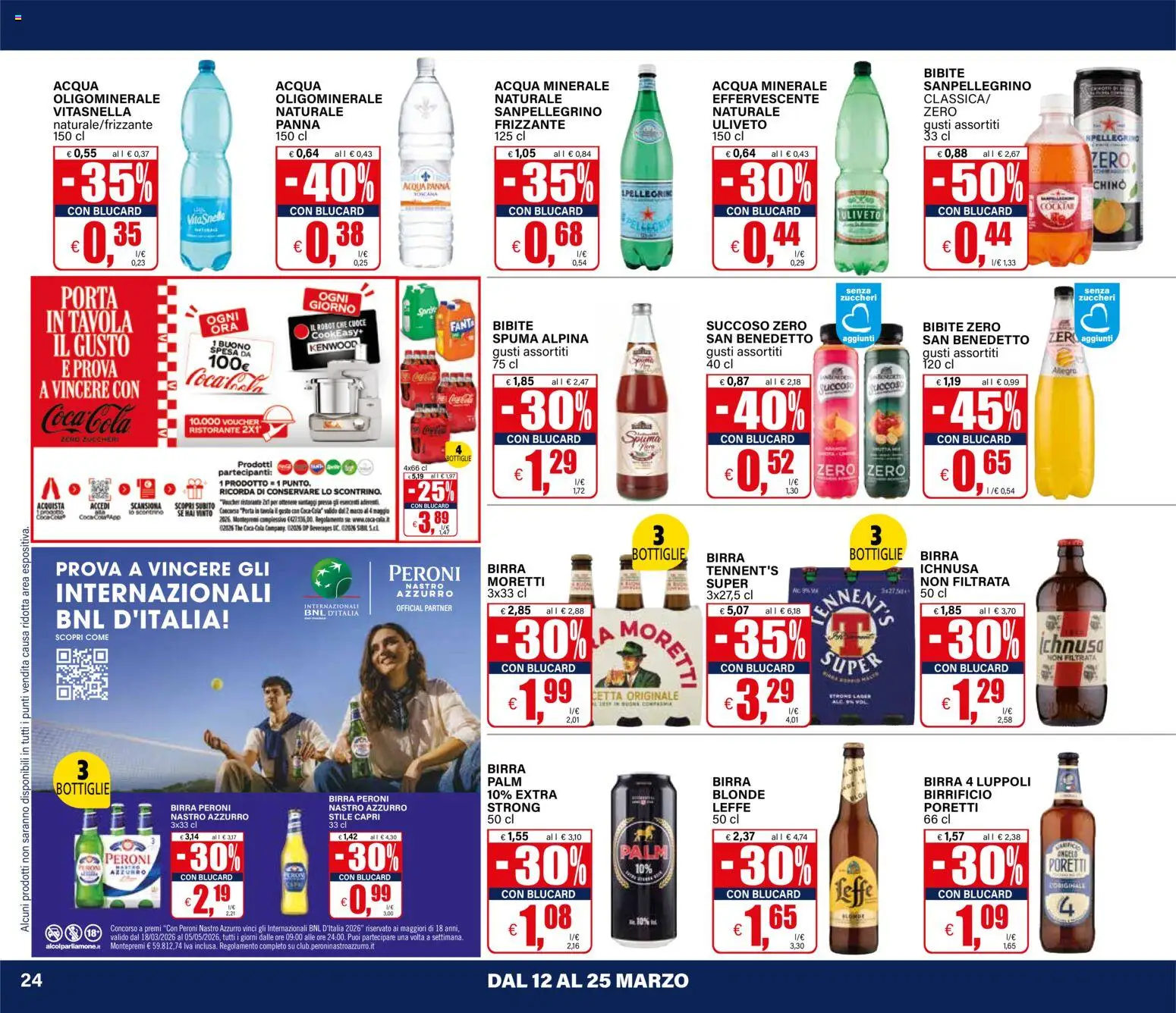 Volantino Il Gigante del 12.03.2026 | Pagina: 24 | Prodotti: Tennent's, Panna, Bibite, Acqua minerale