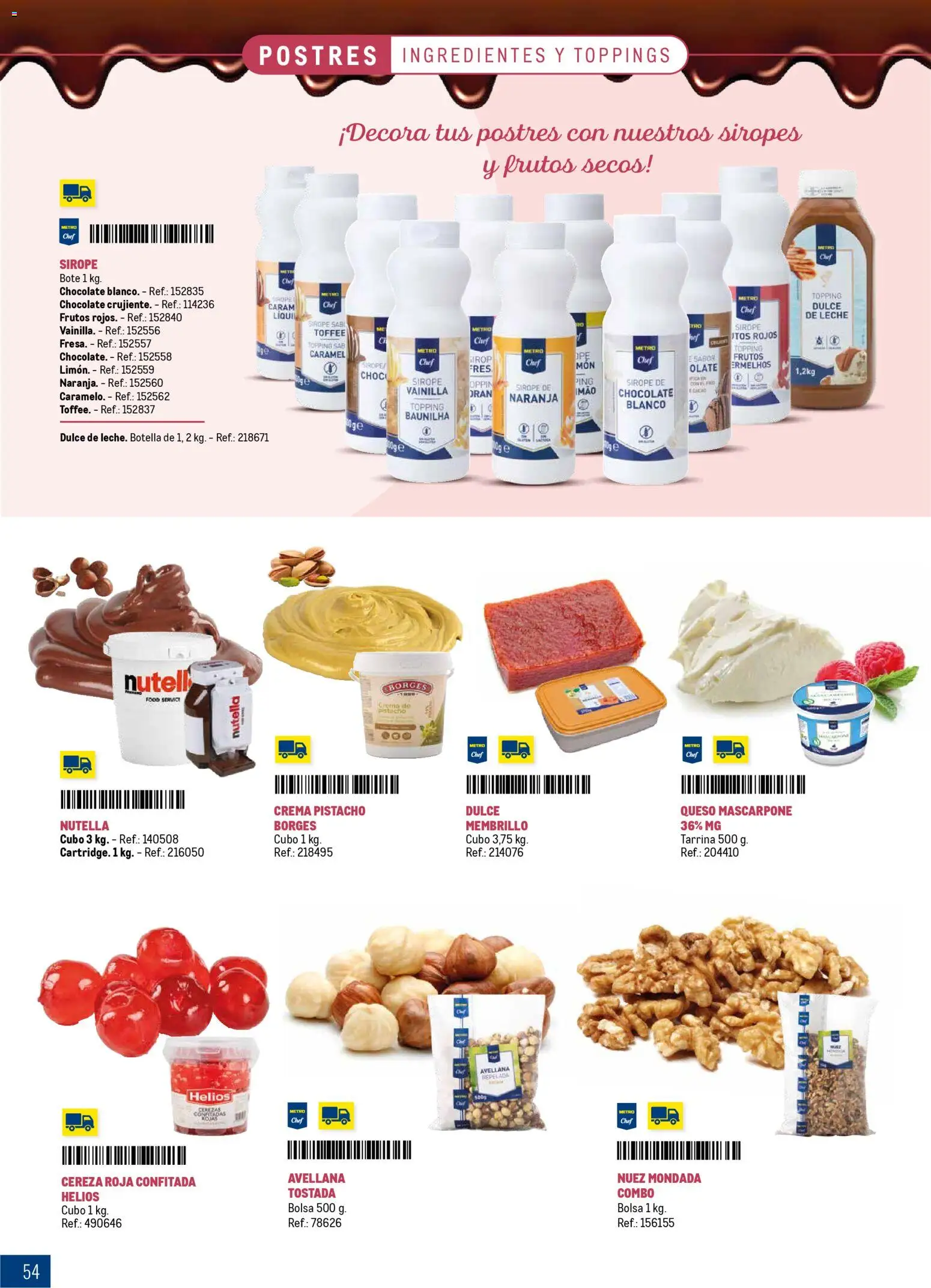 Makro Especial Catering Prat │ válido desde el 16.03.2026 | Página: 54 | Productos: Κρεμάστρα, Leche, Queso, Bolsa