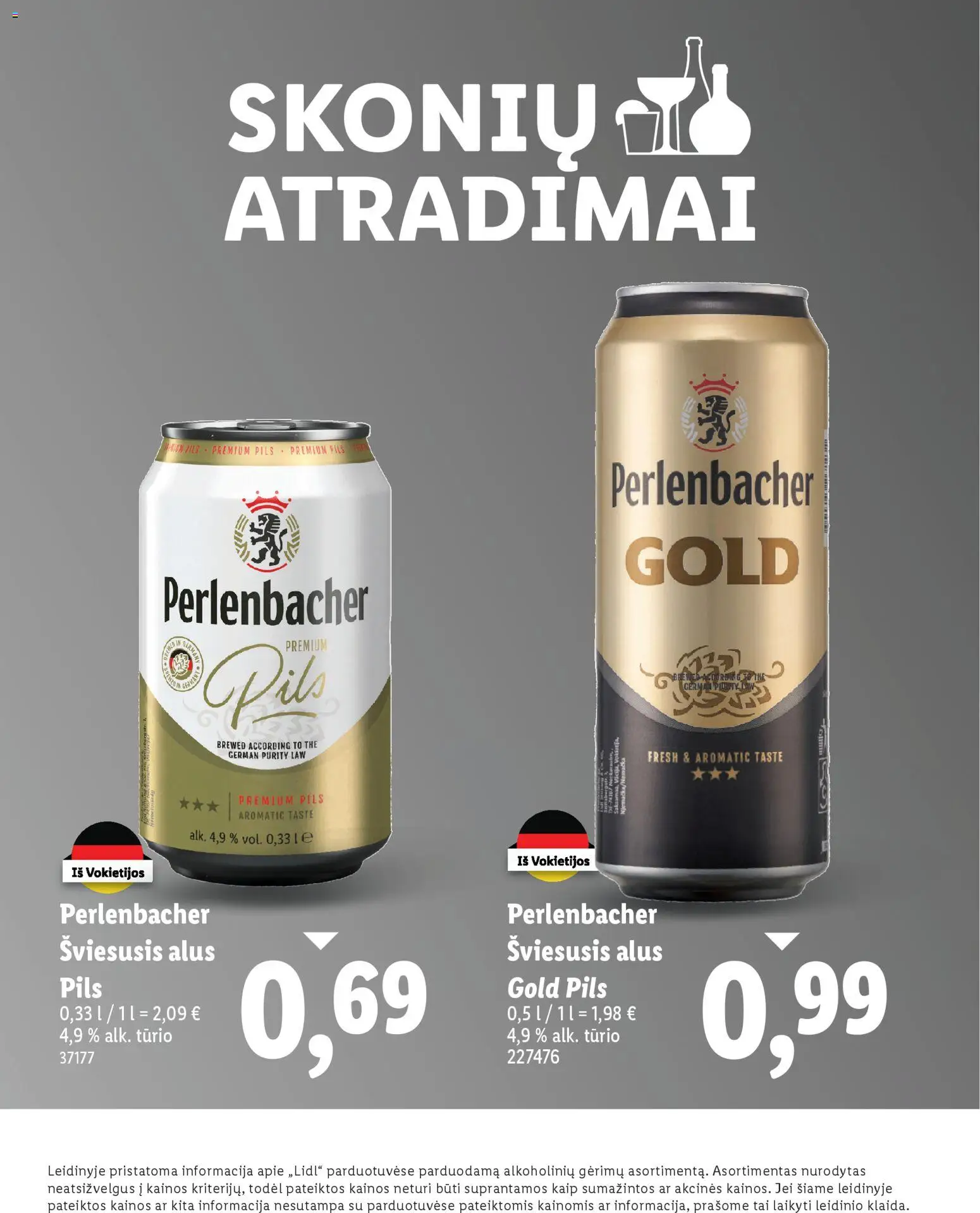 LIDL akcijos nuo 24.03.2026 | Puslapis: 22 | Prekių: Alus