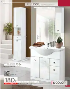 Anteprima del volantino Volantino Mondo Convenienza	 valido a partire dal 09.09.2025 | Pagina: 181 | Prodotti: Miscelatore, Bagno, Specchio