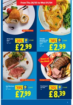 Preview of Lidl - Super Savers valid from 26.03.2026 | Page: 5 | Products: Sauce, Apple, Pork, Beef