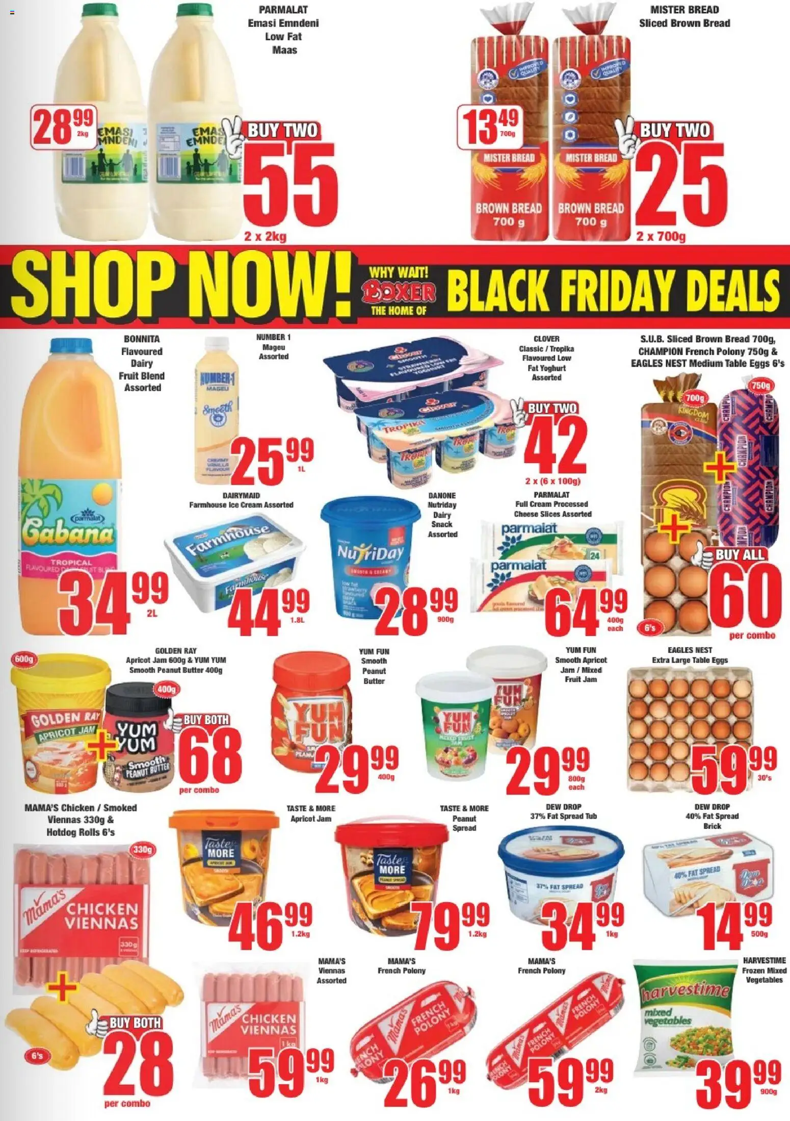 New Boxer catalogue – valid from 10.11.2025 | Page: 3 | Products: Yoghurt, Table, Chicken, Vegetables