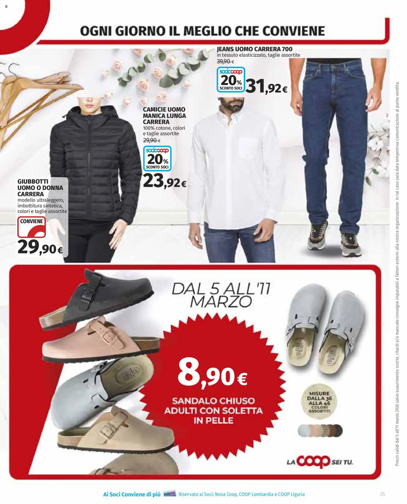 Volantino COOP del 05.03.2026 | Pagina: 25 | Prodotti: Jeans, Data