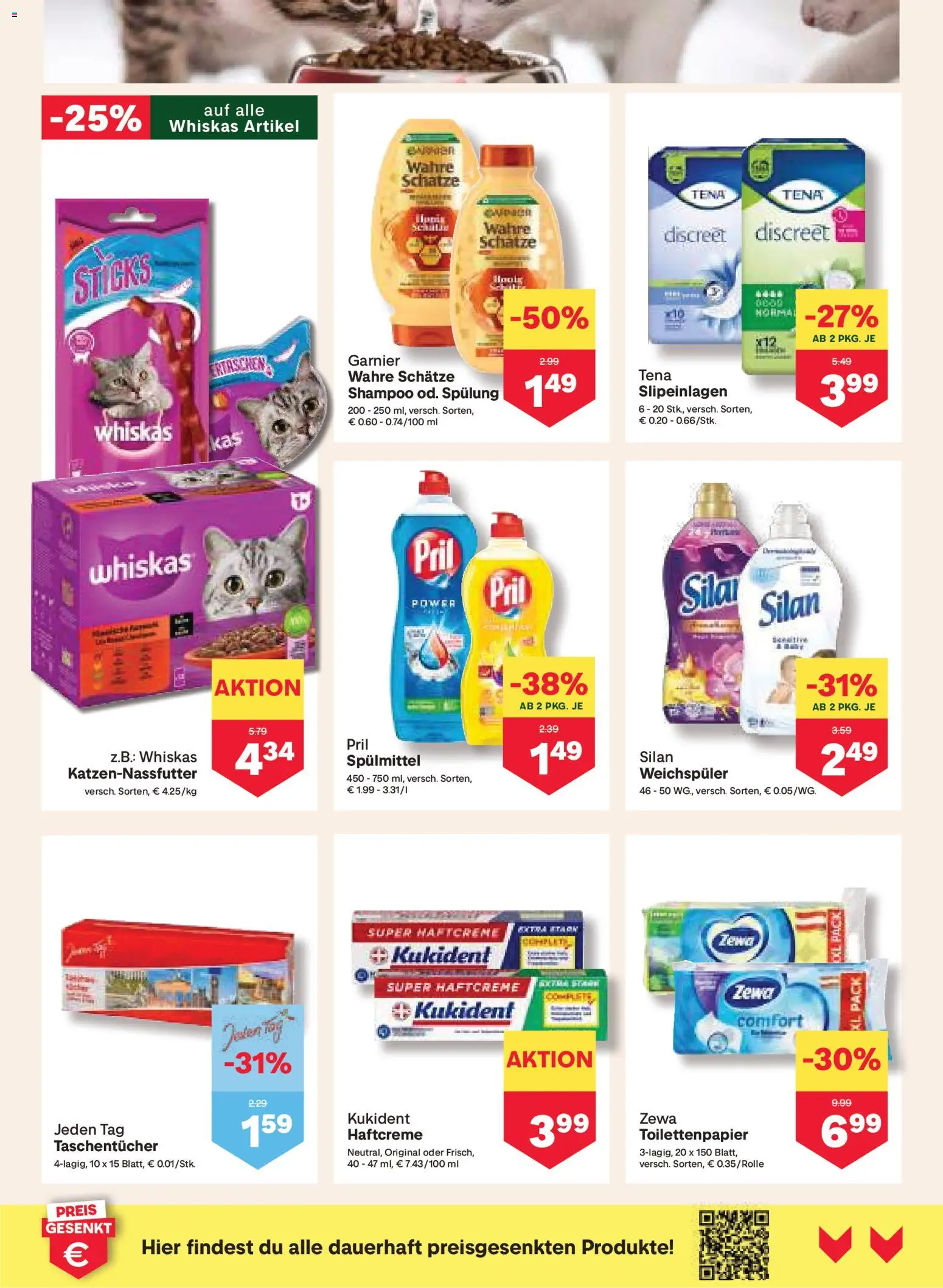 MPREIS Hohenems gültig ab 20.02.2026 | Seite: 14 | Produkte: Shampoo, Spülung, Weichspüler