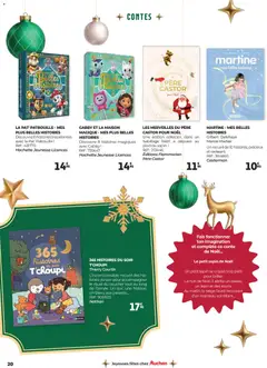 Auchan - Prévisualisation de Auchan - Un Noël d'histoires et d'émotions valide à partir de 05.11.2025 | Page: 20 | Produits: Marcel, Sapin de Noël, Lapin, Manteau