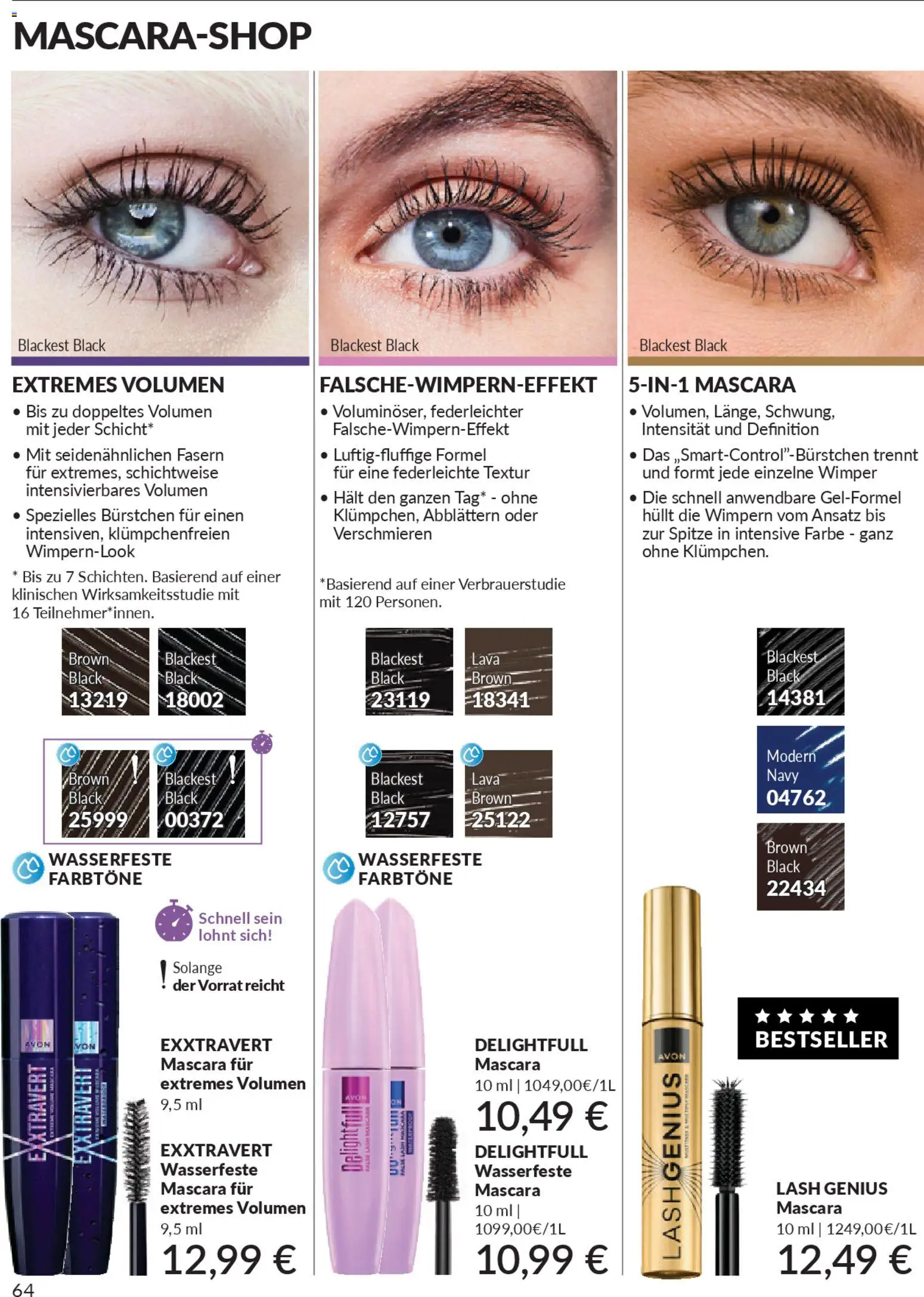 AVON Katalog März 2026 – gültig ab 01.03.2026 | Seite: 66 | Produkte: Mascara