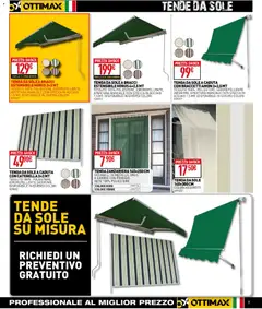 Anteprima del volantino Ottimax volantino valido a partire dal 01.04.2026 | Pagina: 7 | Prodotti: Tenda da sole, Tenda, Zanzariera