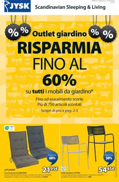 Anteprima del volantino JYSK Giardino catalogo valido a partire dal 31.07.2025