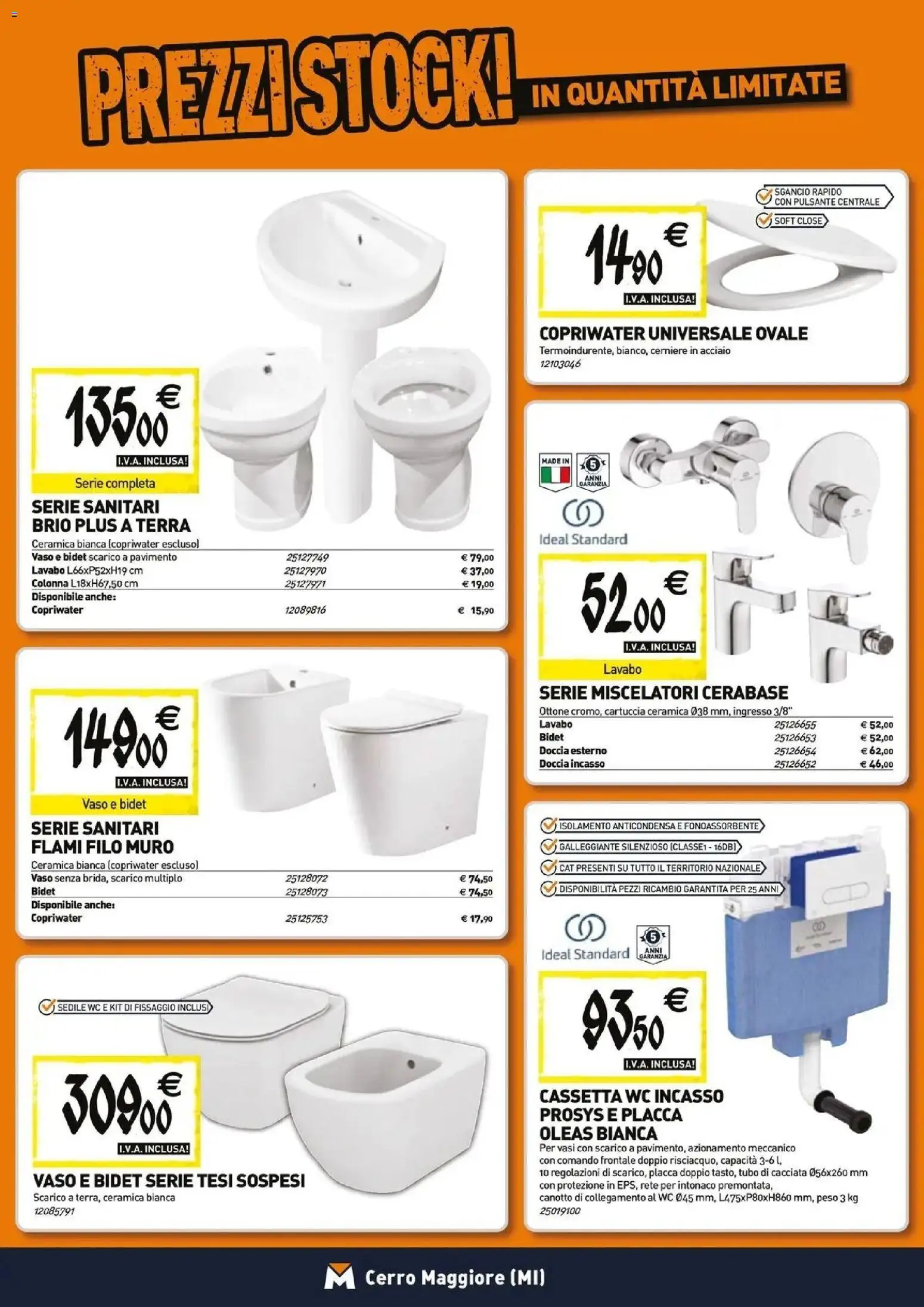 Volantino TECNOMAT del 26.03.2026 | Pagina: 4 | Prodotti: Tubo, WC, Doccia, Terra