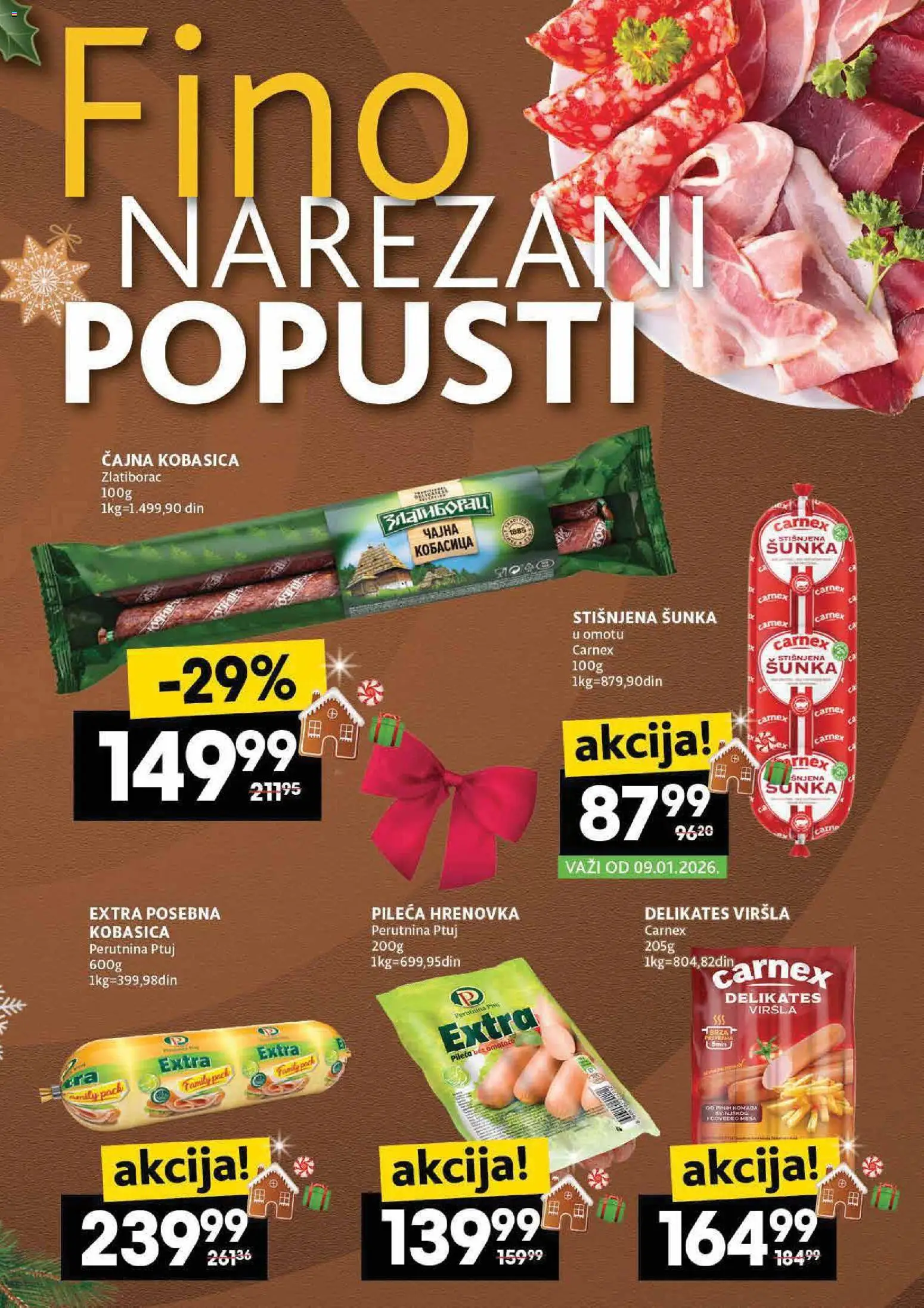 Roda katalog - važi od 08.01.2026 | Strana: 7 | Proizvode: Perutnina Ptuj, Šunka, Kobasica