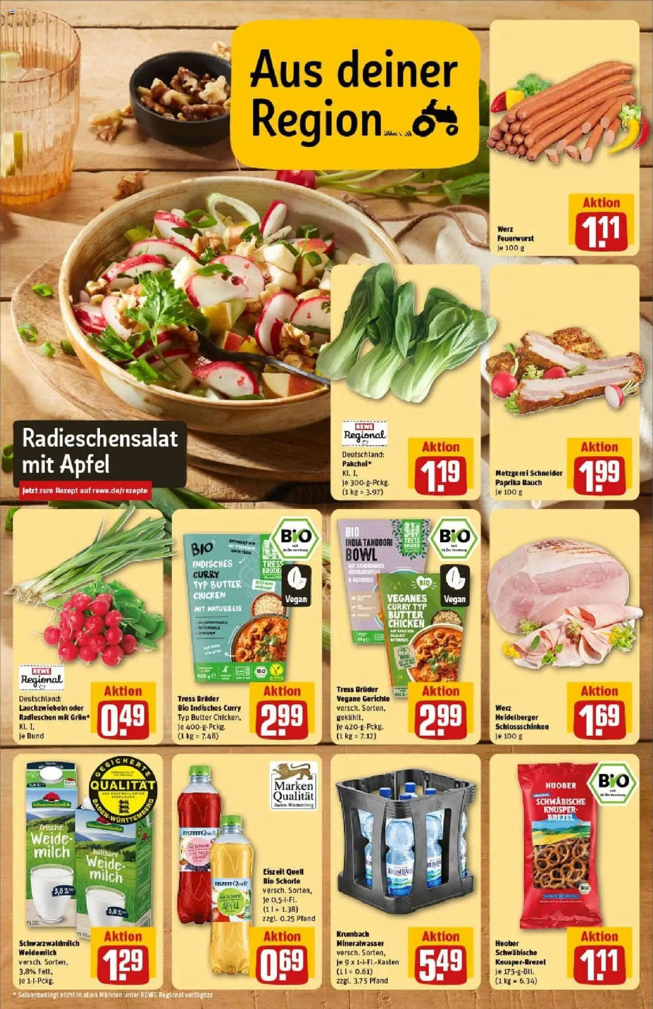 Rewe prospekt Heppenheim	 - gültig ab dem 13.07.2025 | Seite: 5 | Produkte: Milch, Butter, Mineralwasser, Paprika