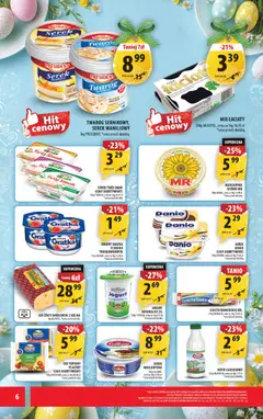 Pogląd oferty "Arhelan gazetka" - ważna od 27.03.2026 | Strona: 6 | Produkty: Serek Twój Smak, Serek, Mascarpone, Margaryna