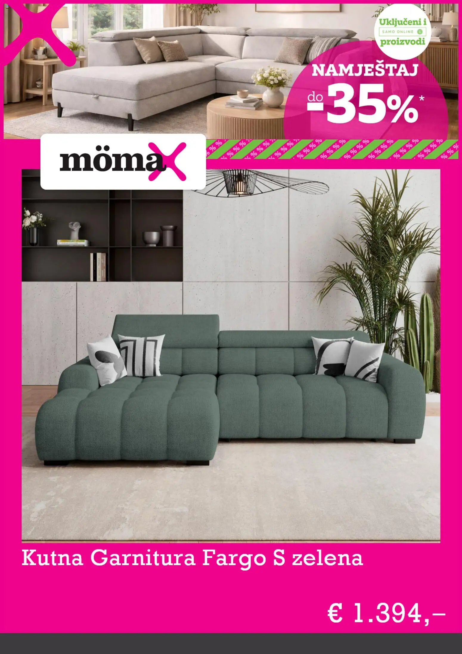 Mömax katalog | vrijedi od 10.03.2026 | Stranica: 7 | Proizvodi: Kutna garnitura