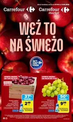 Pogląd oferty "Carrefour gazetka - Weź to na świeżo" - ważna od 07.04.2026