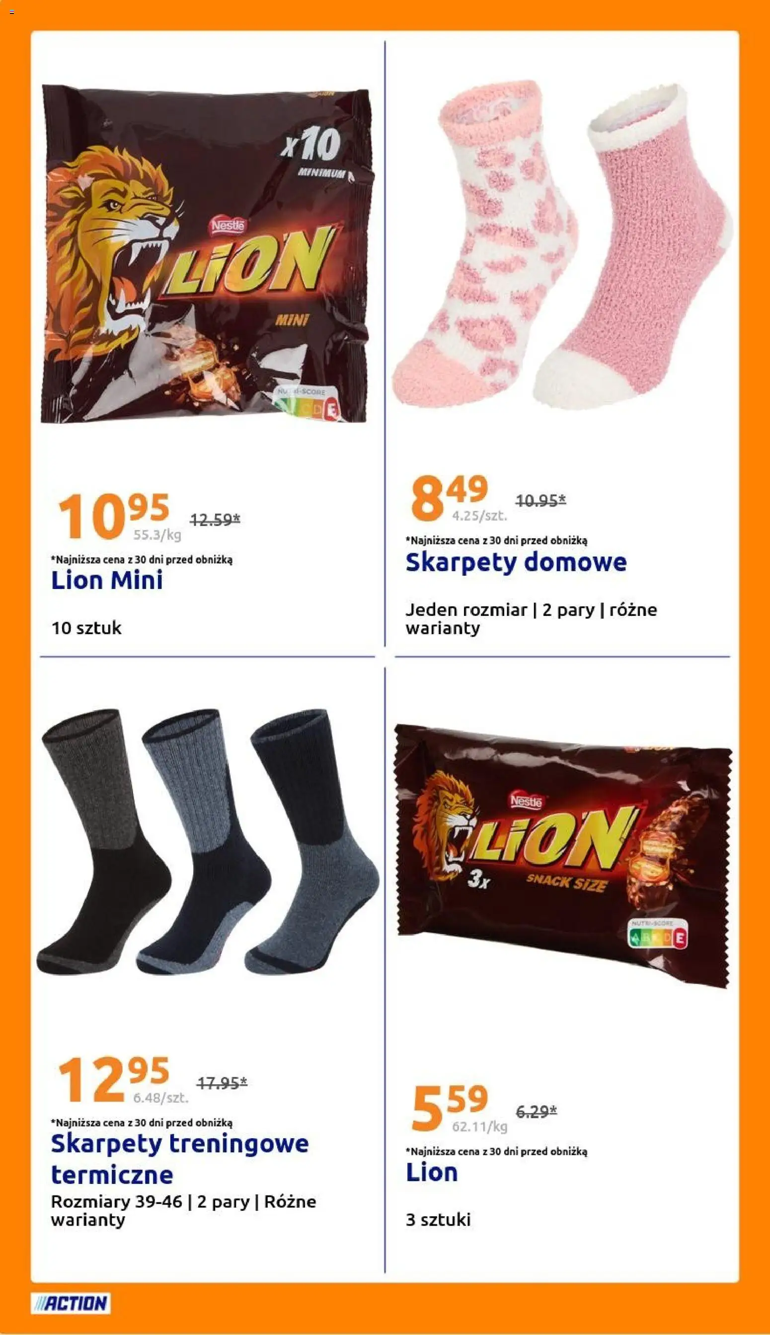 Action Gazetka od 24.12.2025 | Strona: 18 | Produkty: Skarpety