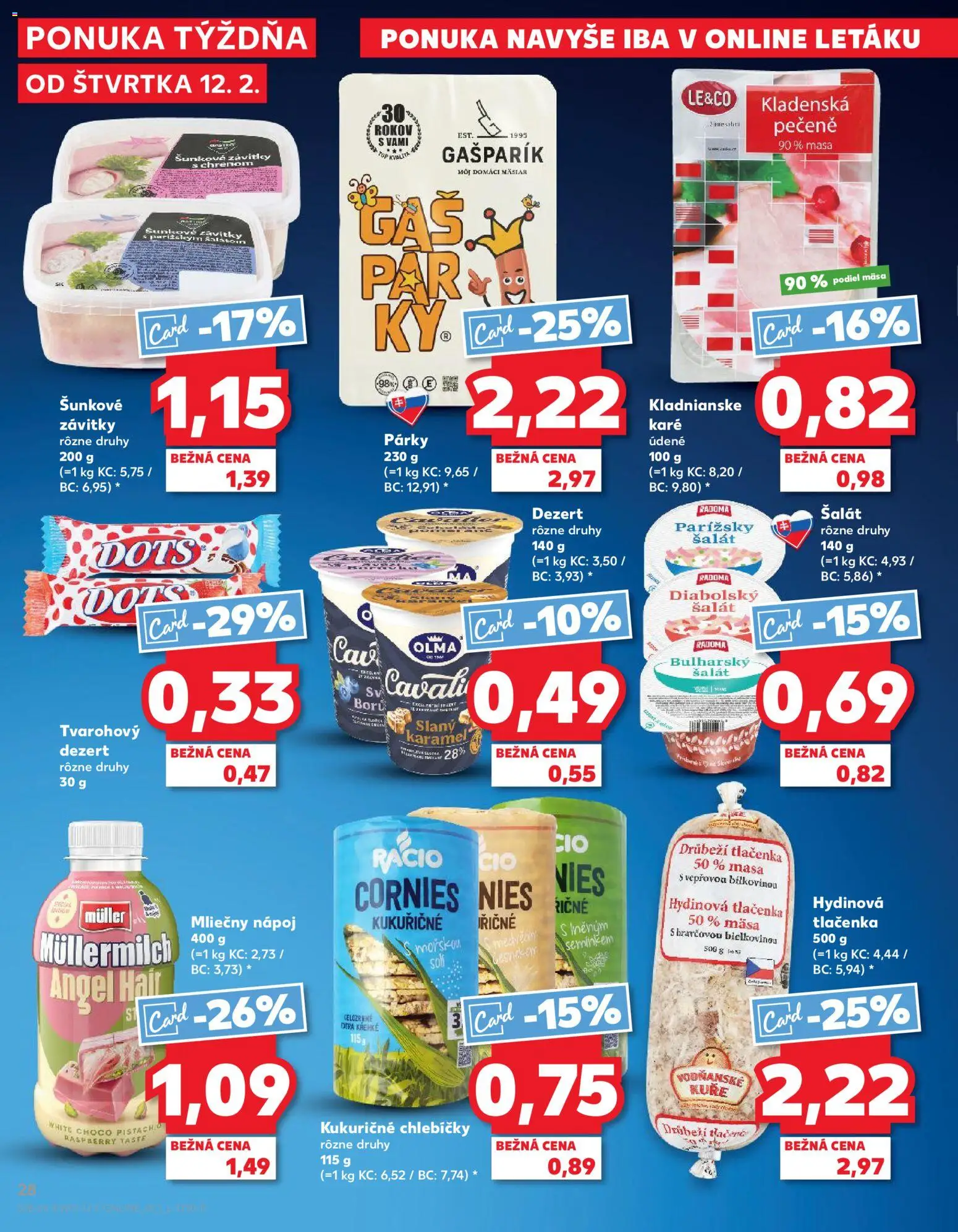 Nové Kaufland akcie – leták je platný od 12.02.2026 | Strana: 28