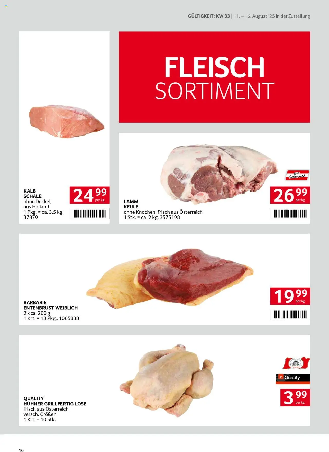 Transgourmet  Zustellaktion gültig ab 10.08.2025 | Seite: 10