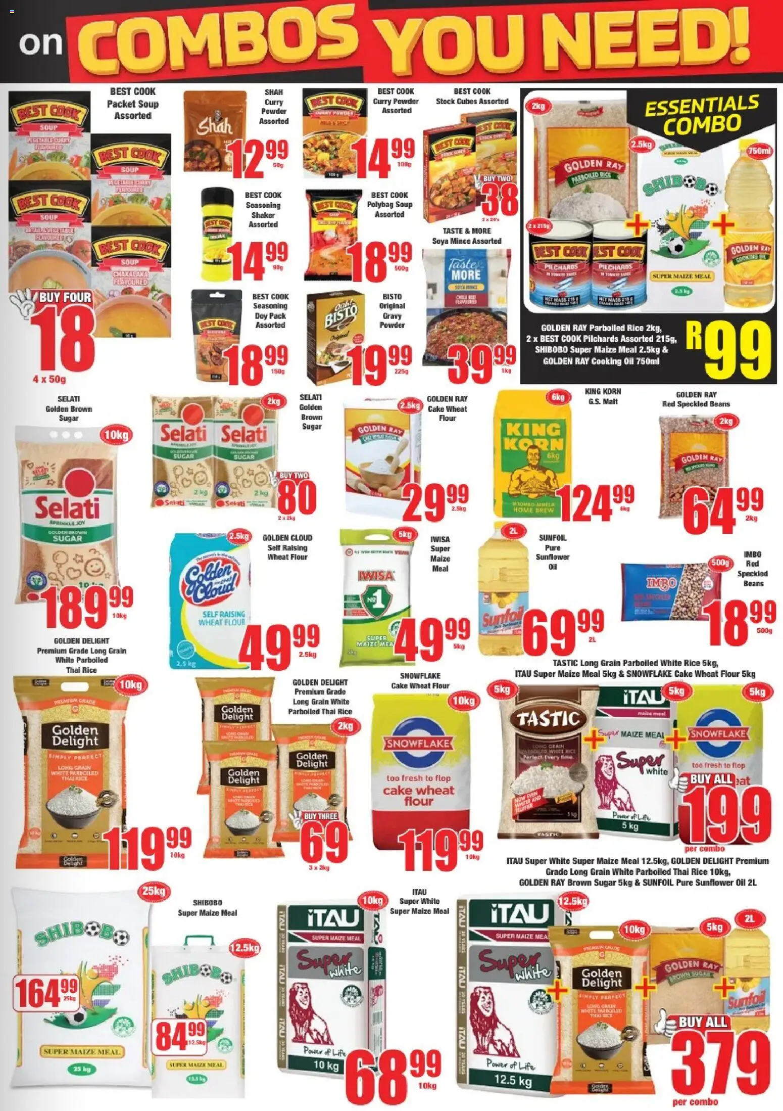 New Boxer catalogue – valid from 09.04.2026 | Page: 7 | Products: Cake, Beans, Powder, Rice