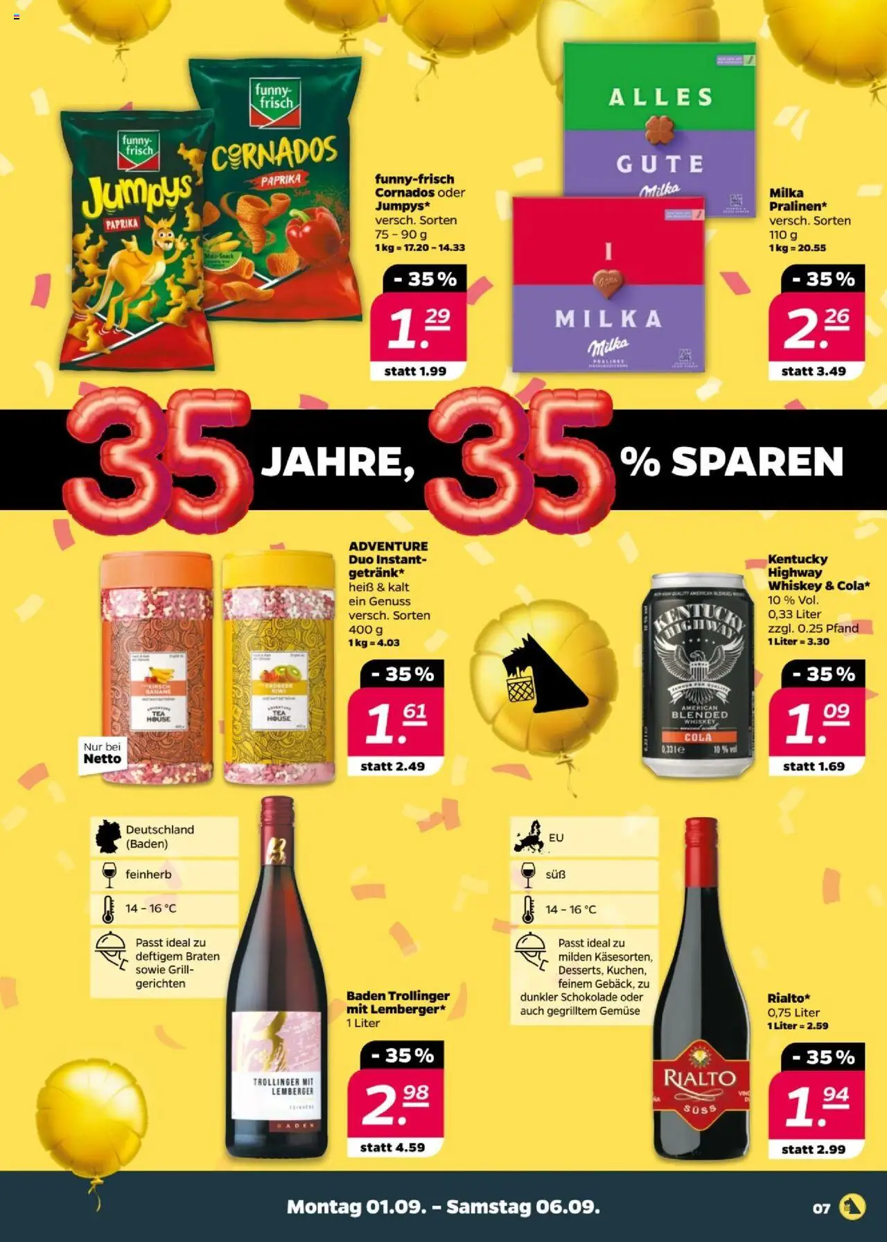 Netto Prospekt 	 - gültig ab dem 01.09.2025 | Seite: 7 | Produkte: Grill, Gemüse, Paprika, Kiwi