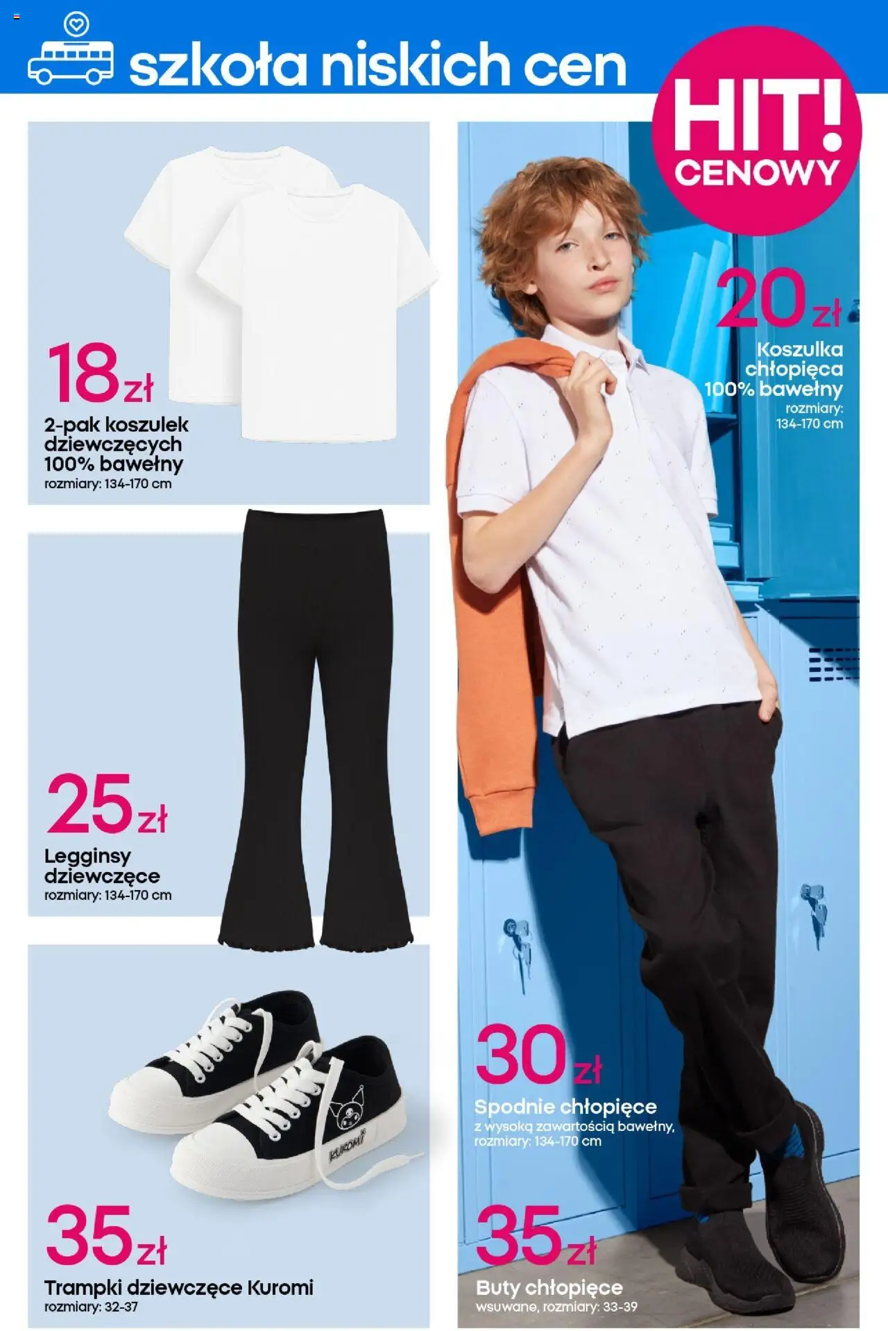 Pepco Gazetka od 07.08.2025 | Strona: 7 | Produkty: Spodnie, Legginsy, Trampki, Buty