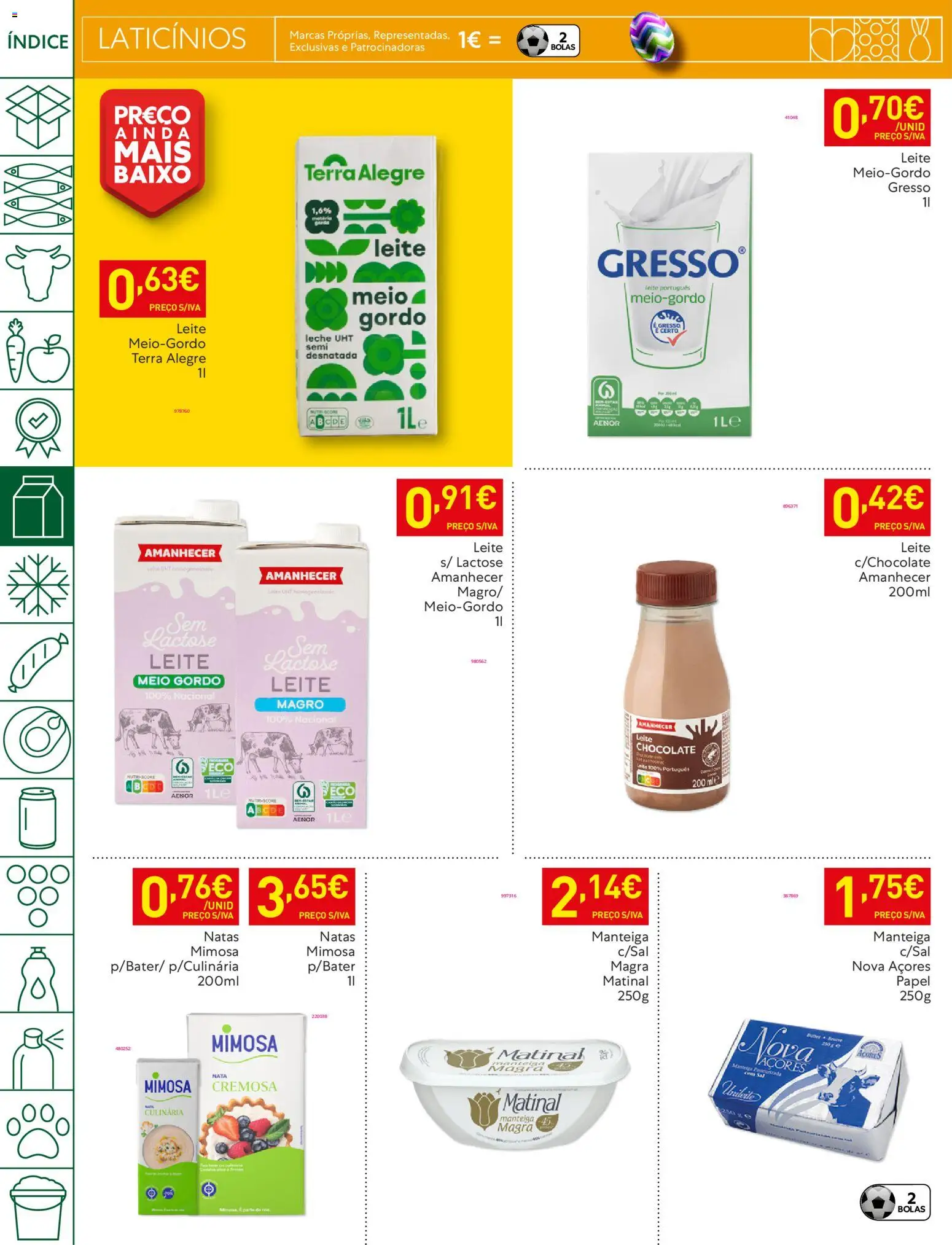 Recheio folheto │ válido de 31.03.2026 | Página: 18 | Produtos: Leite, Manteiga, Chocolate, Natas