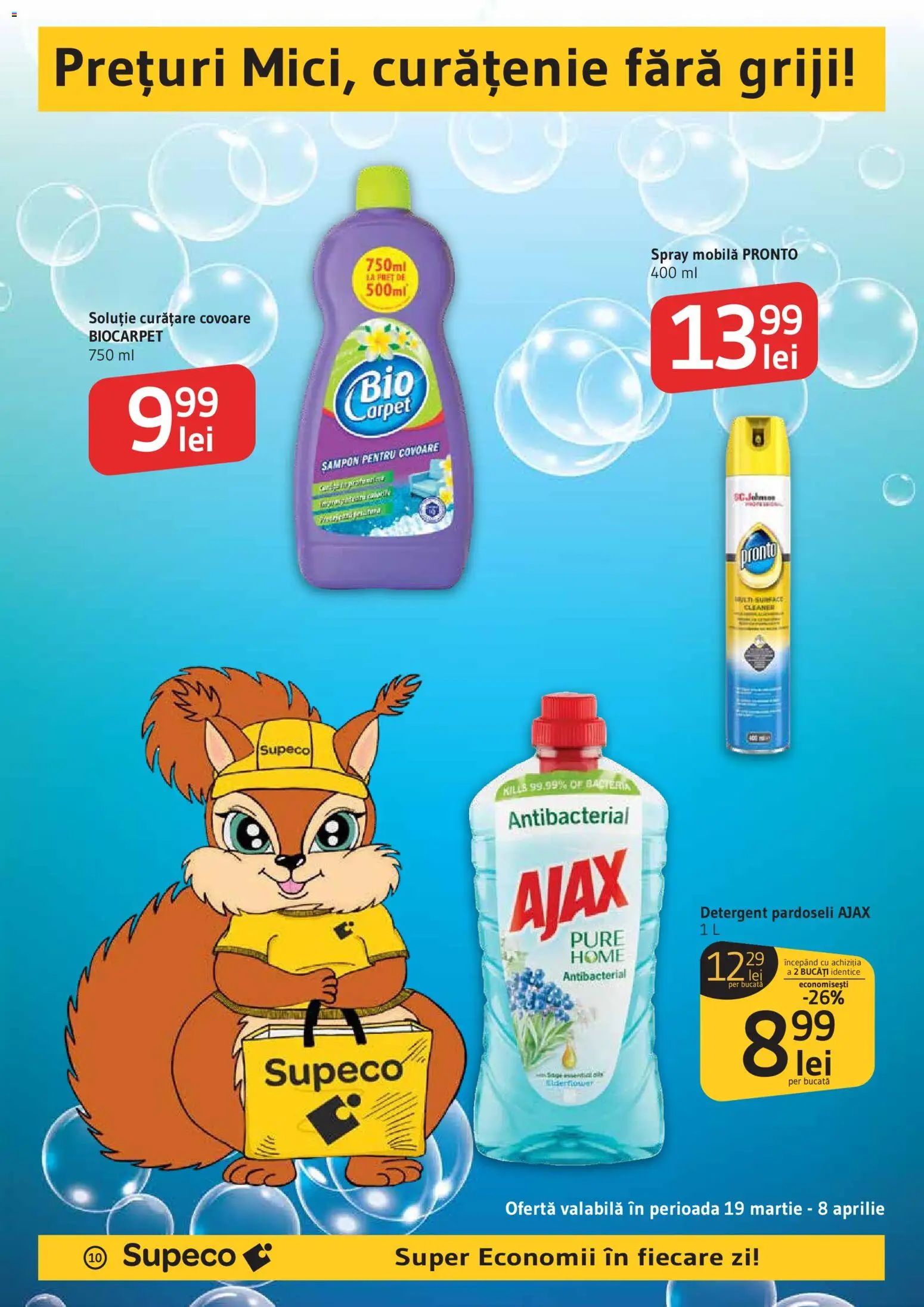 Noul catalog Supeco – valabil de la 19.03.2026 | Pagină: 10 | Produse: Șampon, Detergent