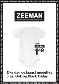 Zeeman - Black Friday  - Voorbeeld van een folder van Zeeman, geldig van 22.11.2025