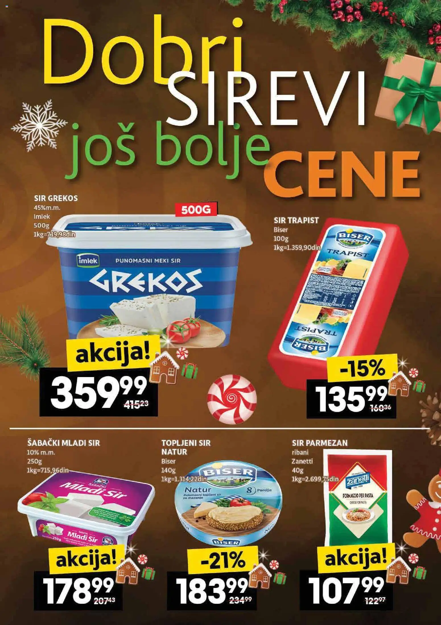 Roda katalog - važi od 08.01.2026 | Strana: 9 | Proizvode: Mladi sir, Sir, Parmezan, Topljeni sir