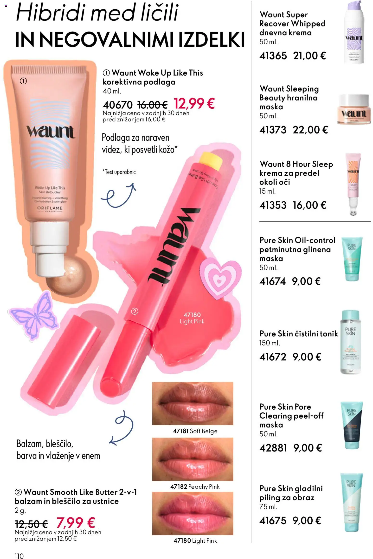 Novi Oriflame katalog ponudbe – veljaven od 18.02.2026 | Stran: 110 | Izdelki: Krema, Piling, Tonik, Barva