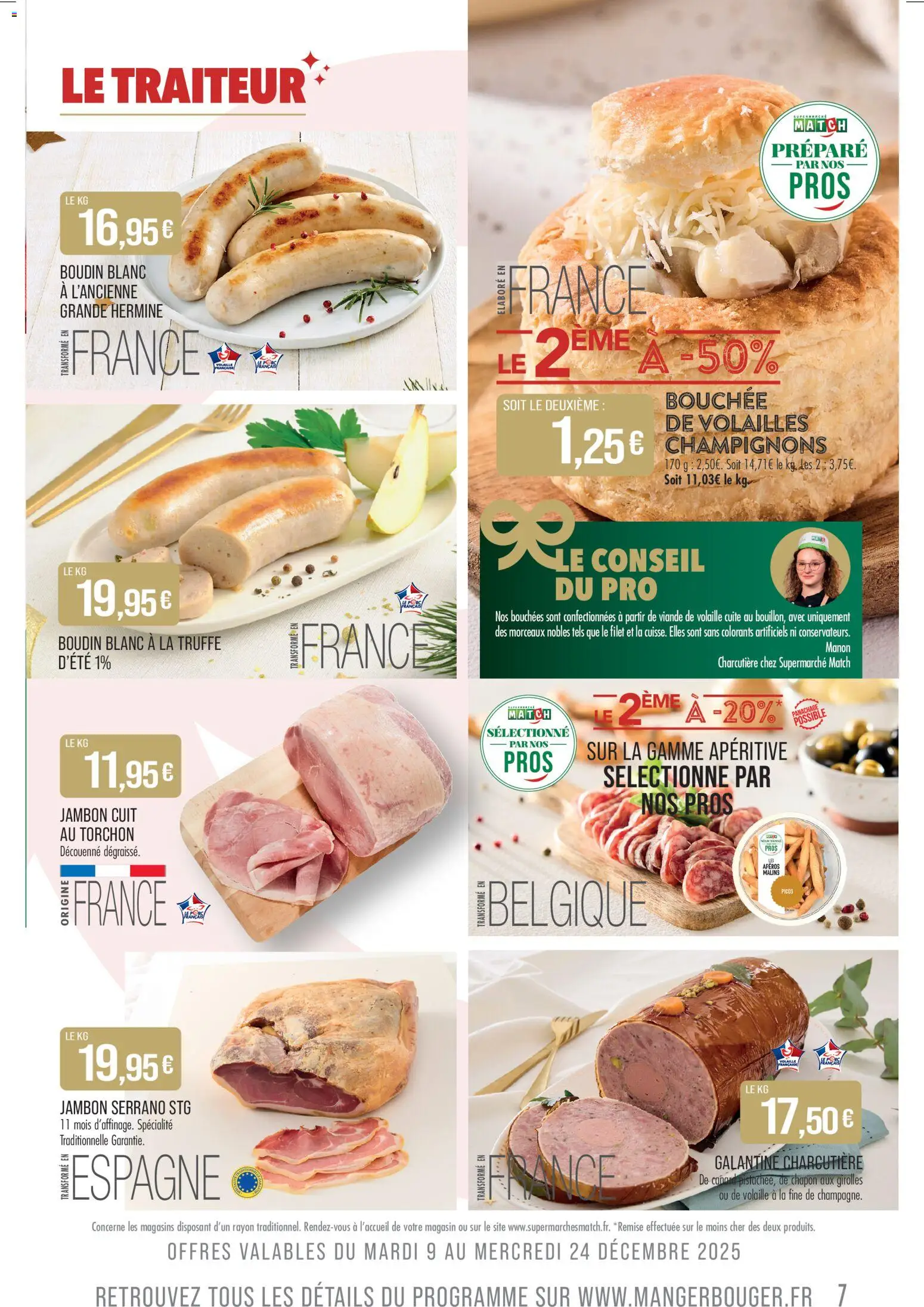 {H1} | Page: 7 | Produits: Torchon, Chapon, Volaille, Jambon