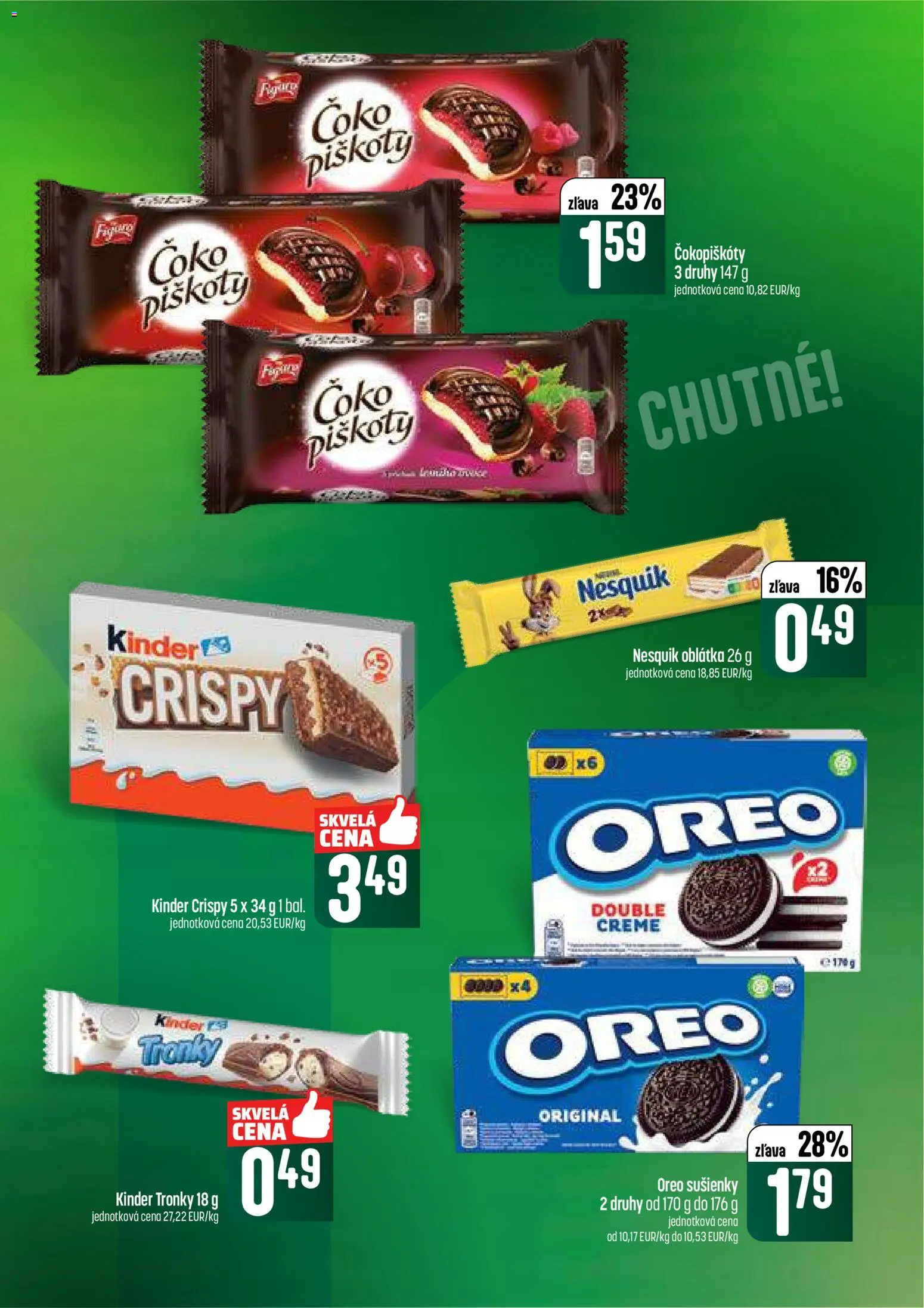 Nové COOP Jednota akcie – leták je platný od 19.02.2026 | Strana: 43 | Produkty: Kinder, Nesquik