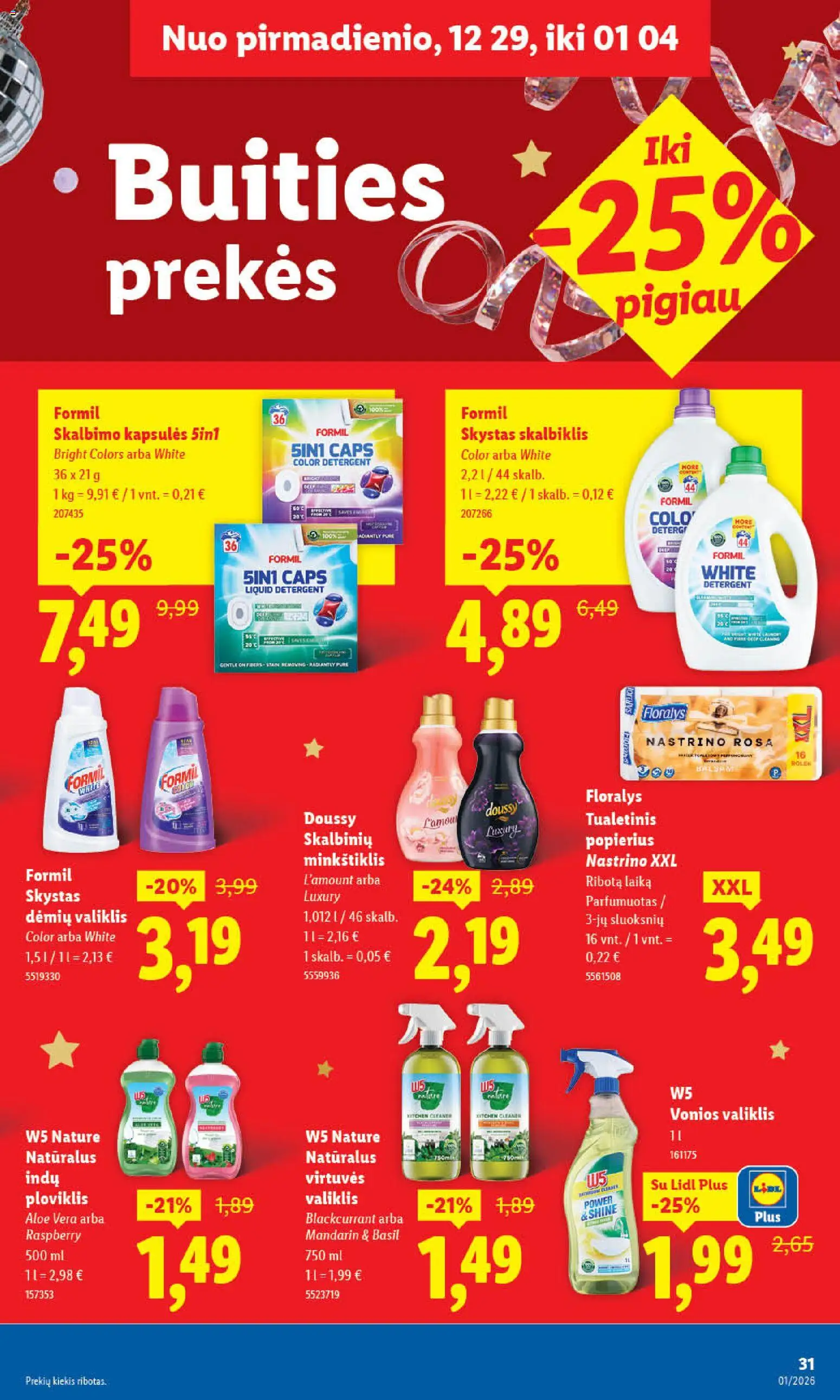 LIDL akcijos nuo 29.12.2025 | Puslapis: 31